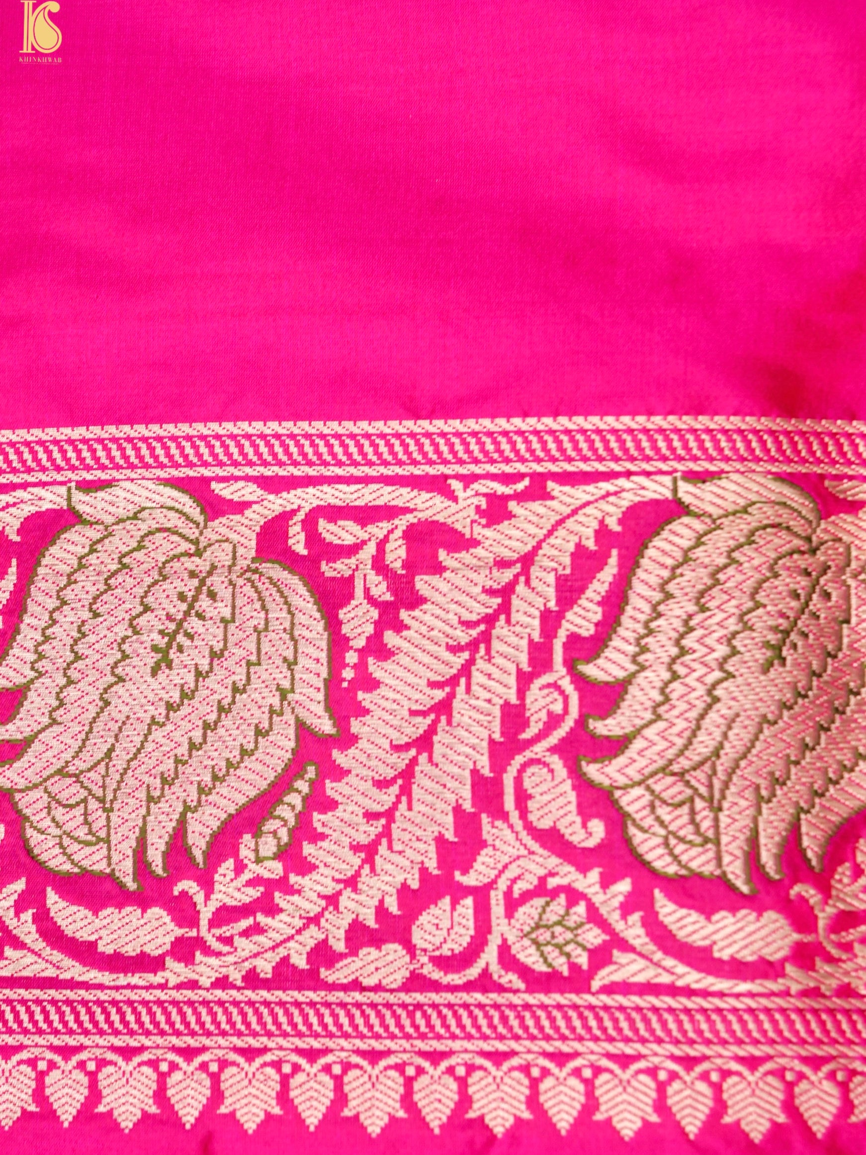 Handloom Banarasi Katan Shikargah Saree