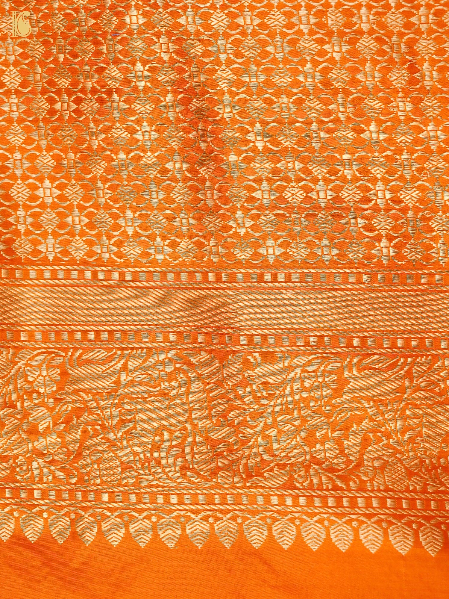Handloom Banarasi Katan Silk Shikargah Saree