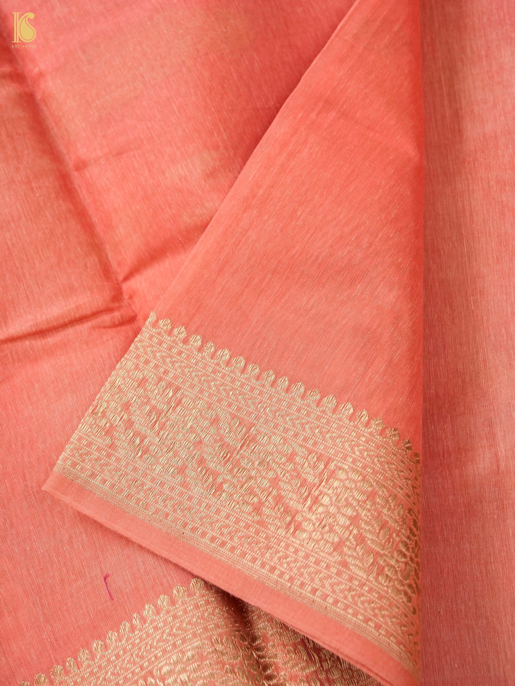 Handloom Pure Cotton Kadwa Banarasi Suit Fabric Set
