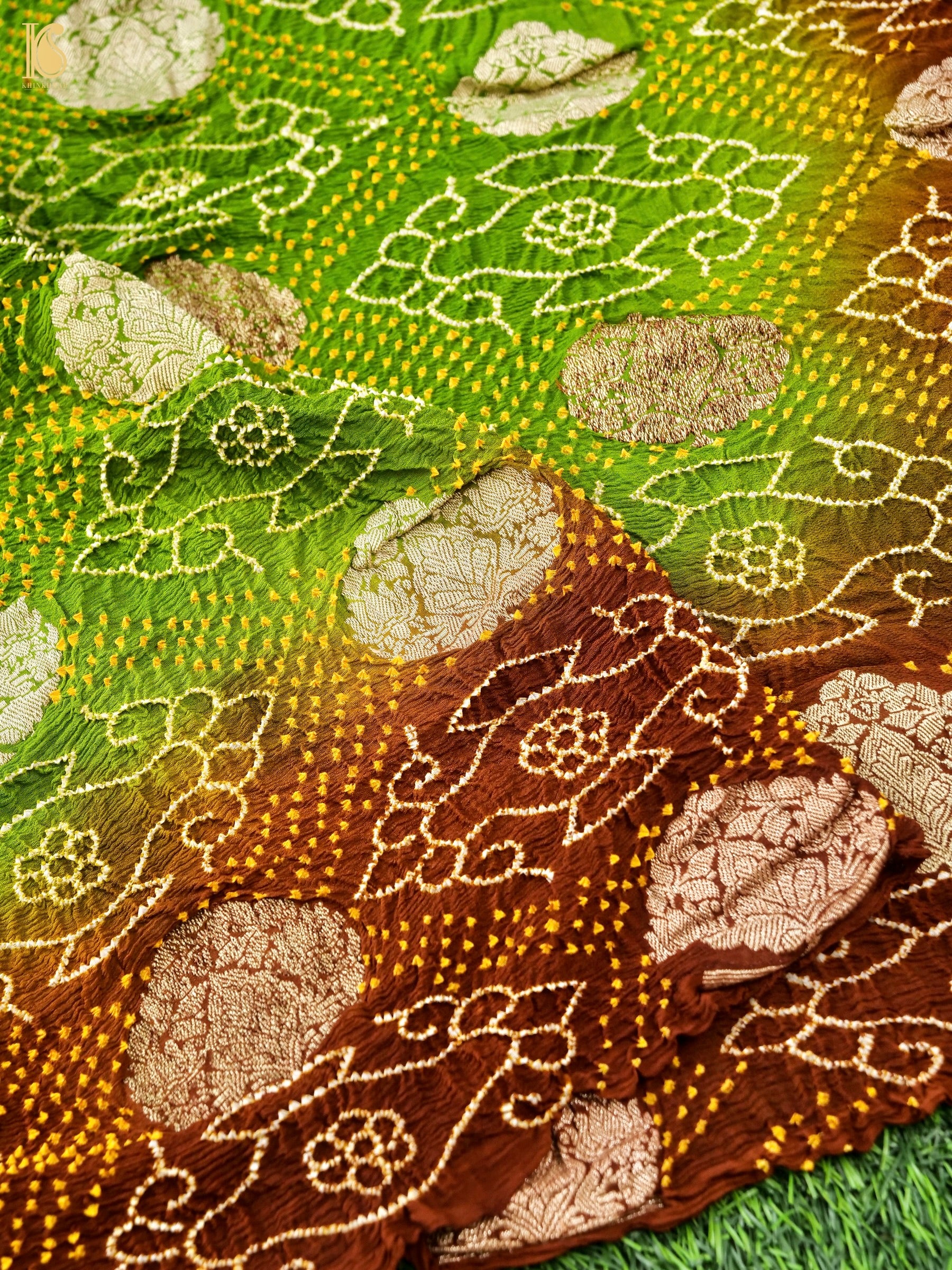 Banarasi Georgette Bandhani Saree