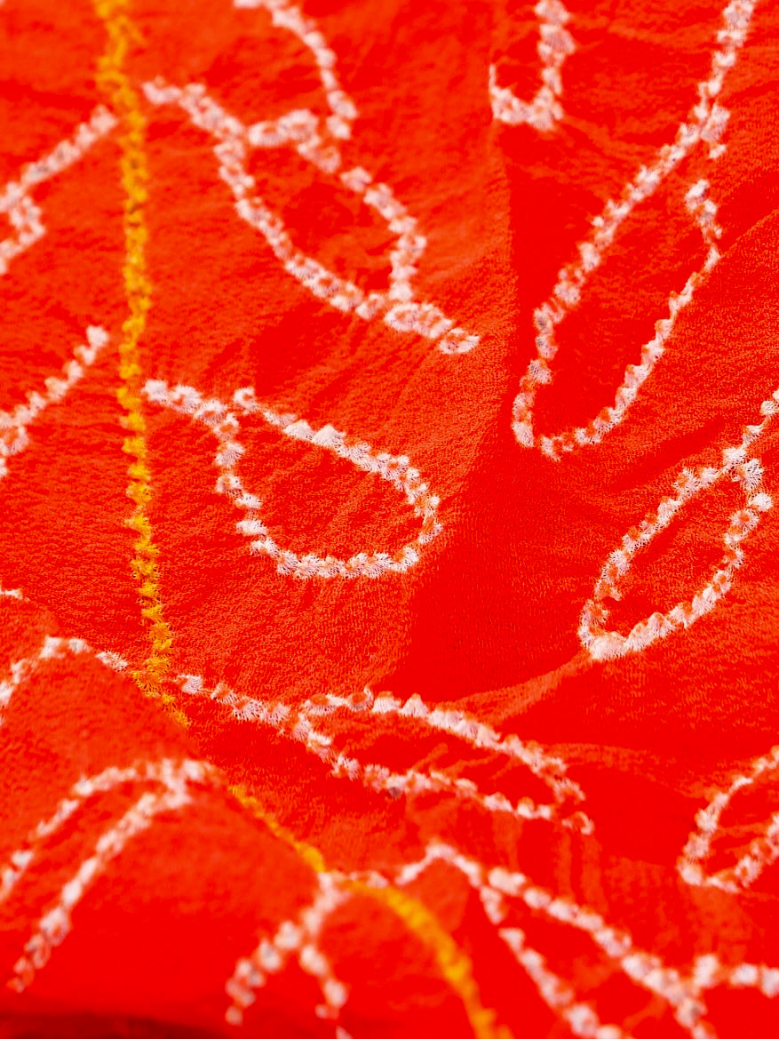 Georgette Handloom Banarasi Bandhani Suit Fabric