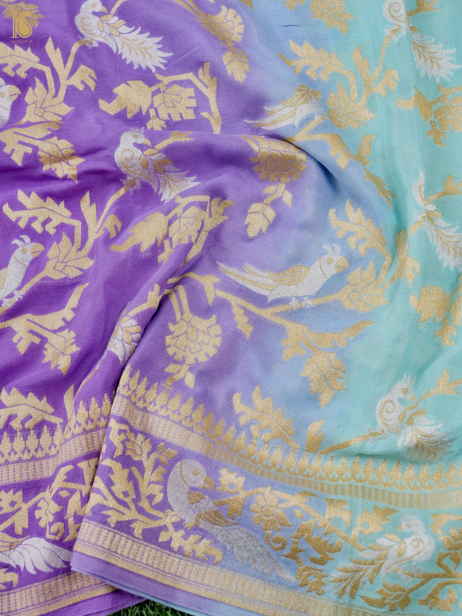 Banarasi Georgette Birds Dupatta