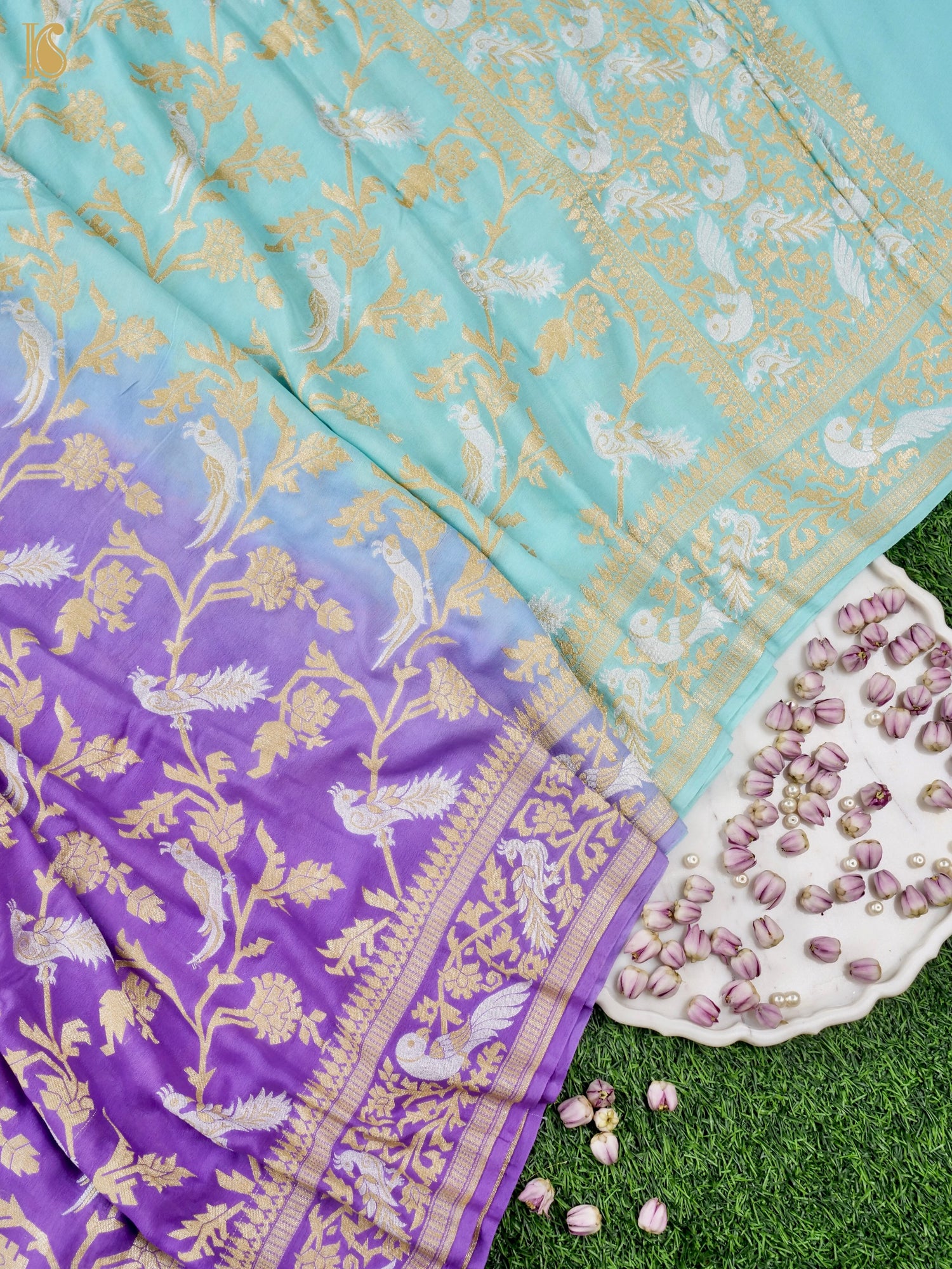 Banarasi Georgette Birds Dupatta