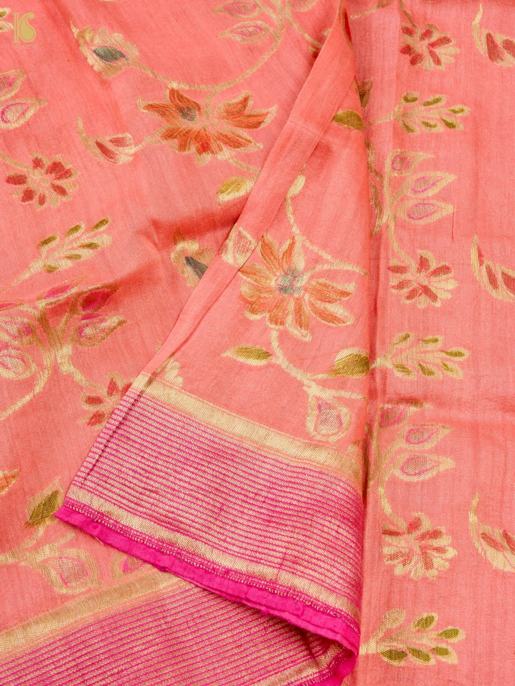Moonga Silk Handloom Banarasi Dupatta