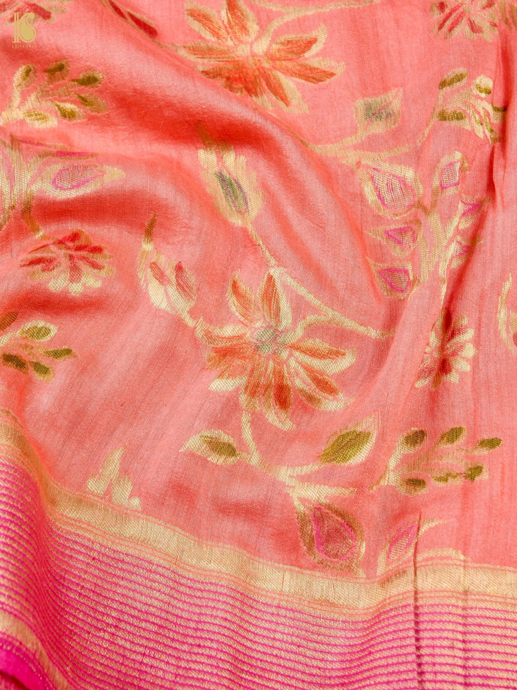 Moonga Silk Handloom Banarasi Dupatta