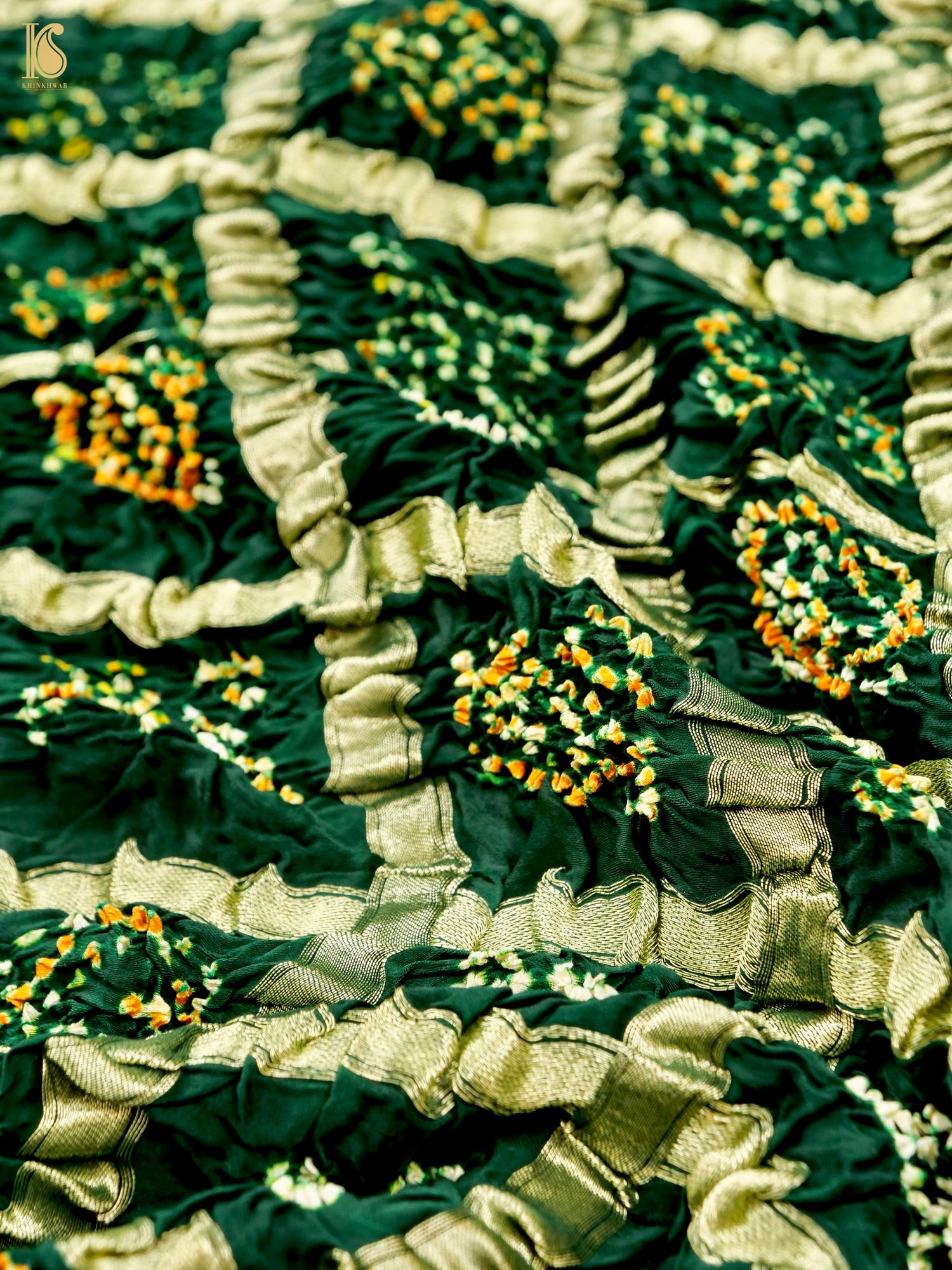 Hand Block Ajrakh  Modal Silk Gharchola Dupatta