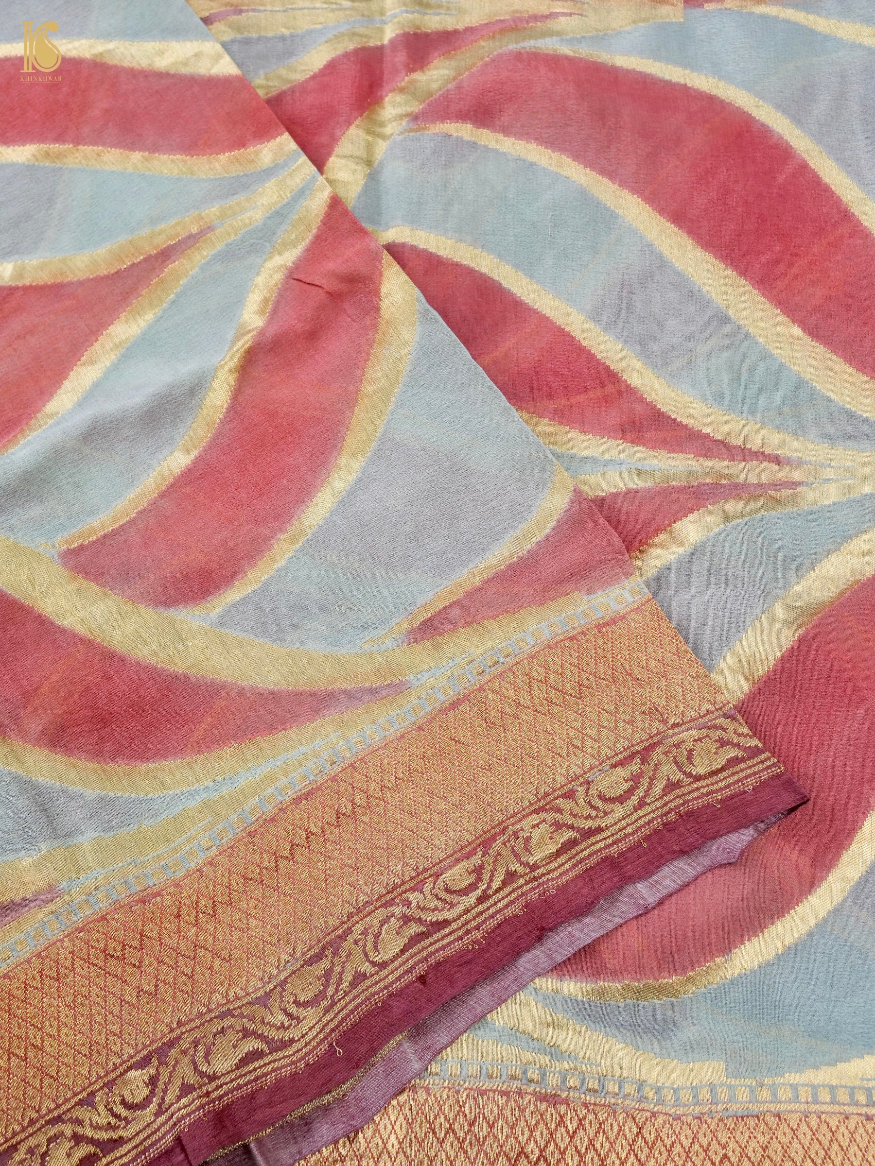 Georgette Handloom Banarasi Dupatta