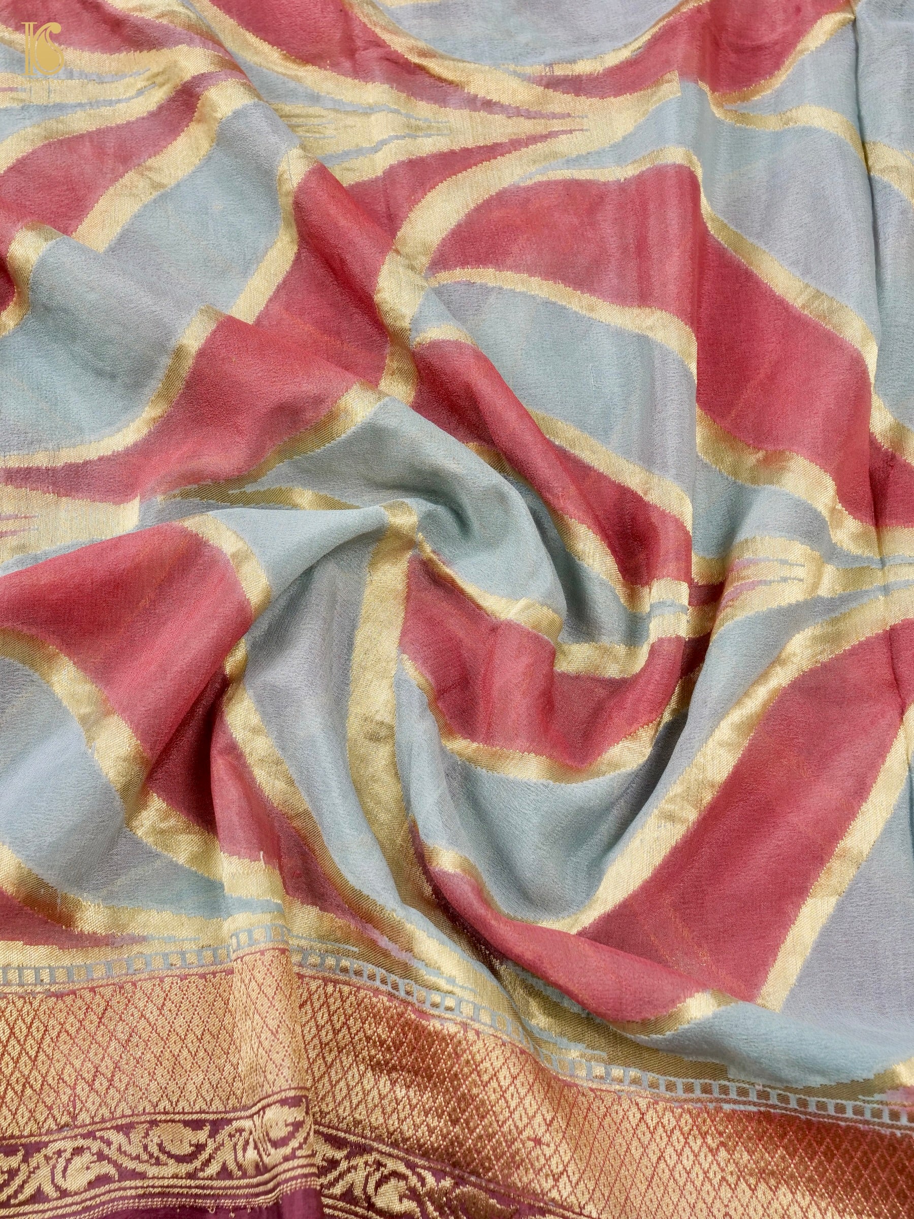 Georgette Handloom Banarasi Dupatta
