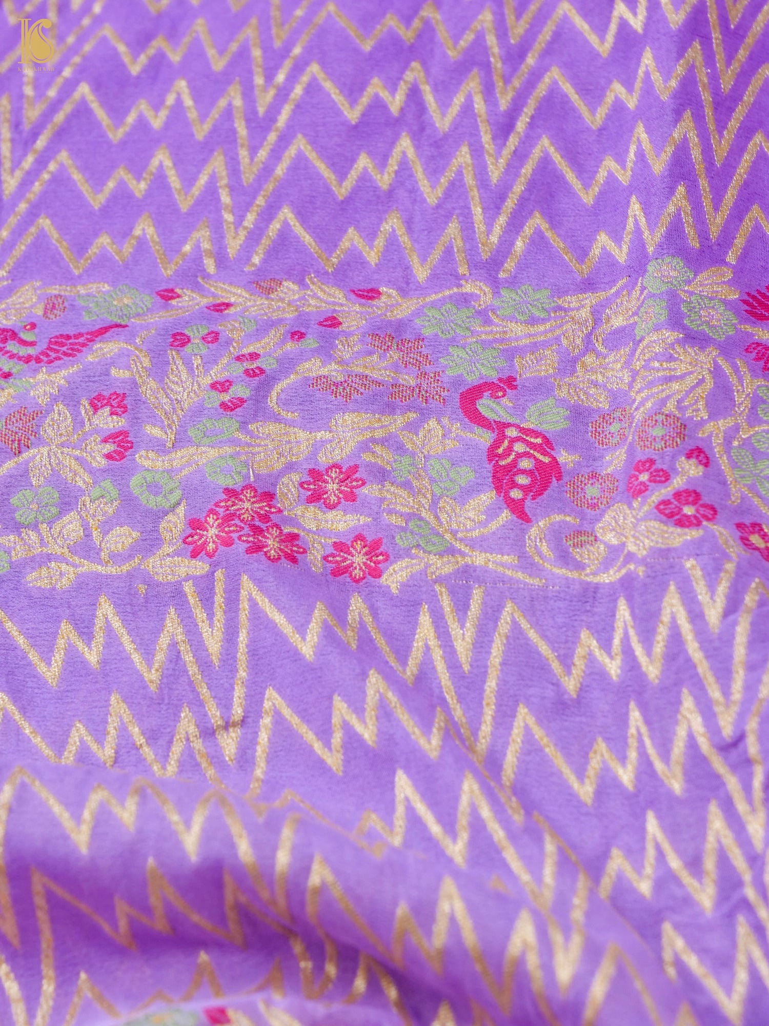 Pure Georgette Silk Meenakari Banarasi Jaal Dupatta