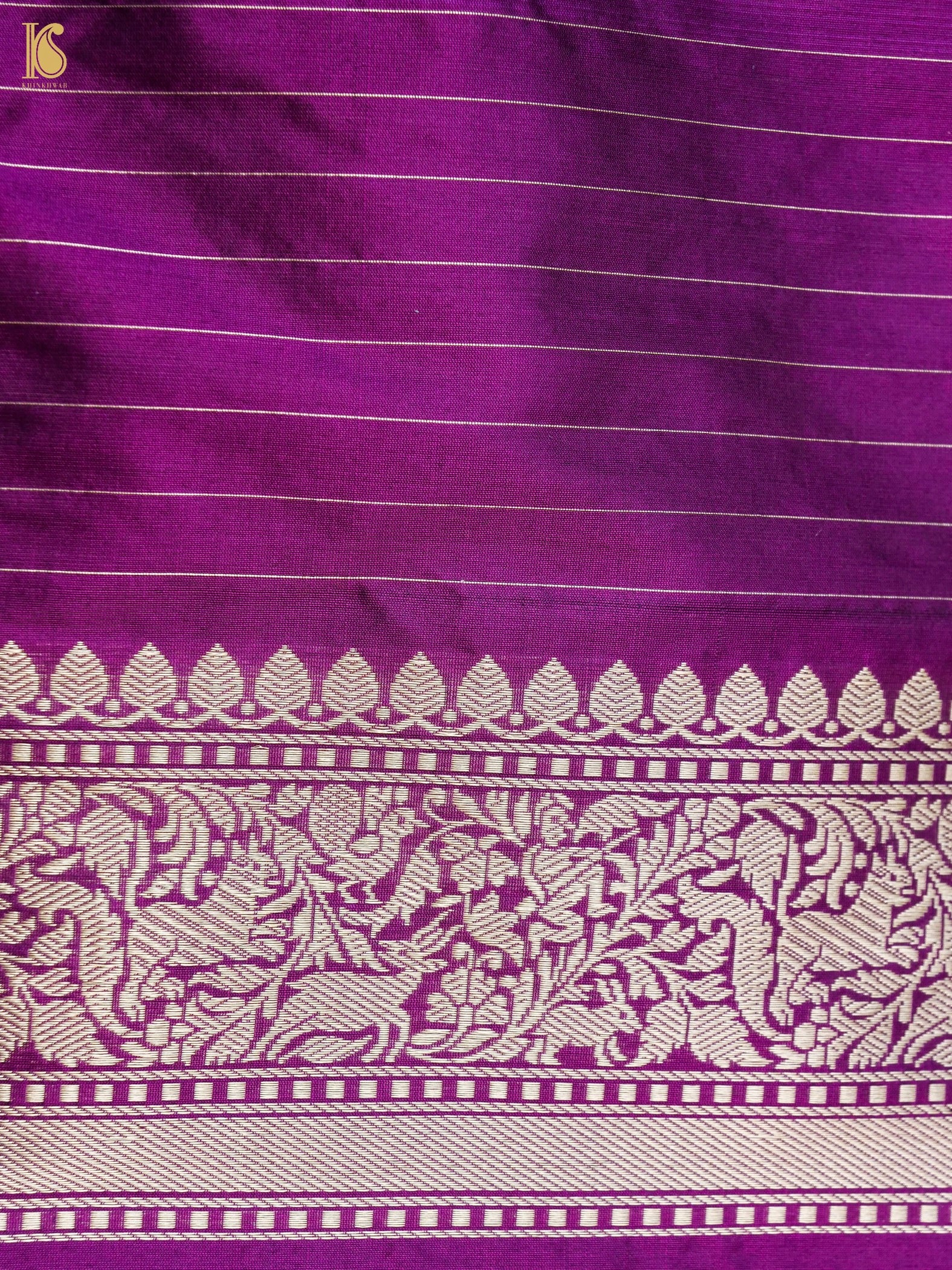 Handloom Banarasi Katan Silk Shikargah Saree