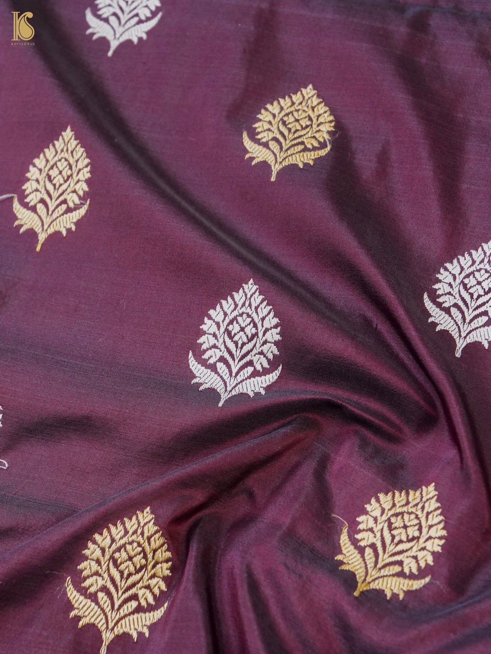 Banarasi Handloom Pure Katan Silk Kadwa Saree