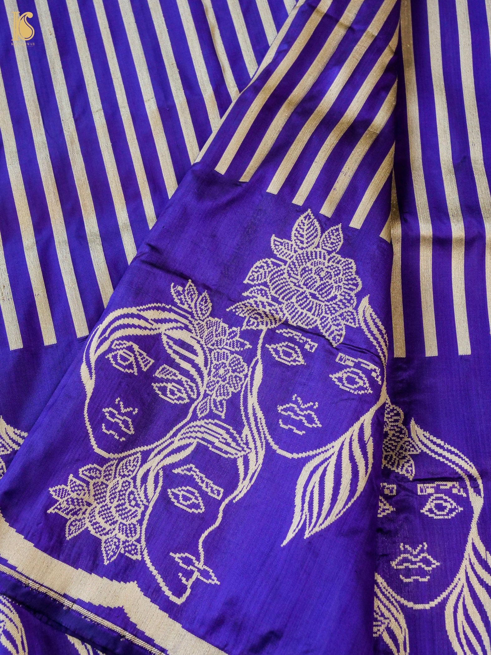 Handloom Banarasi Silk Tanchoi Face Saree
