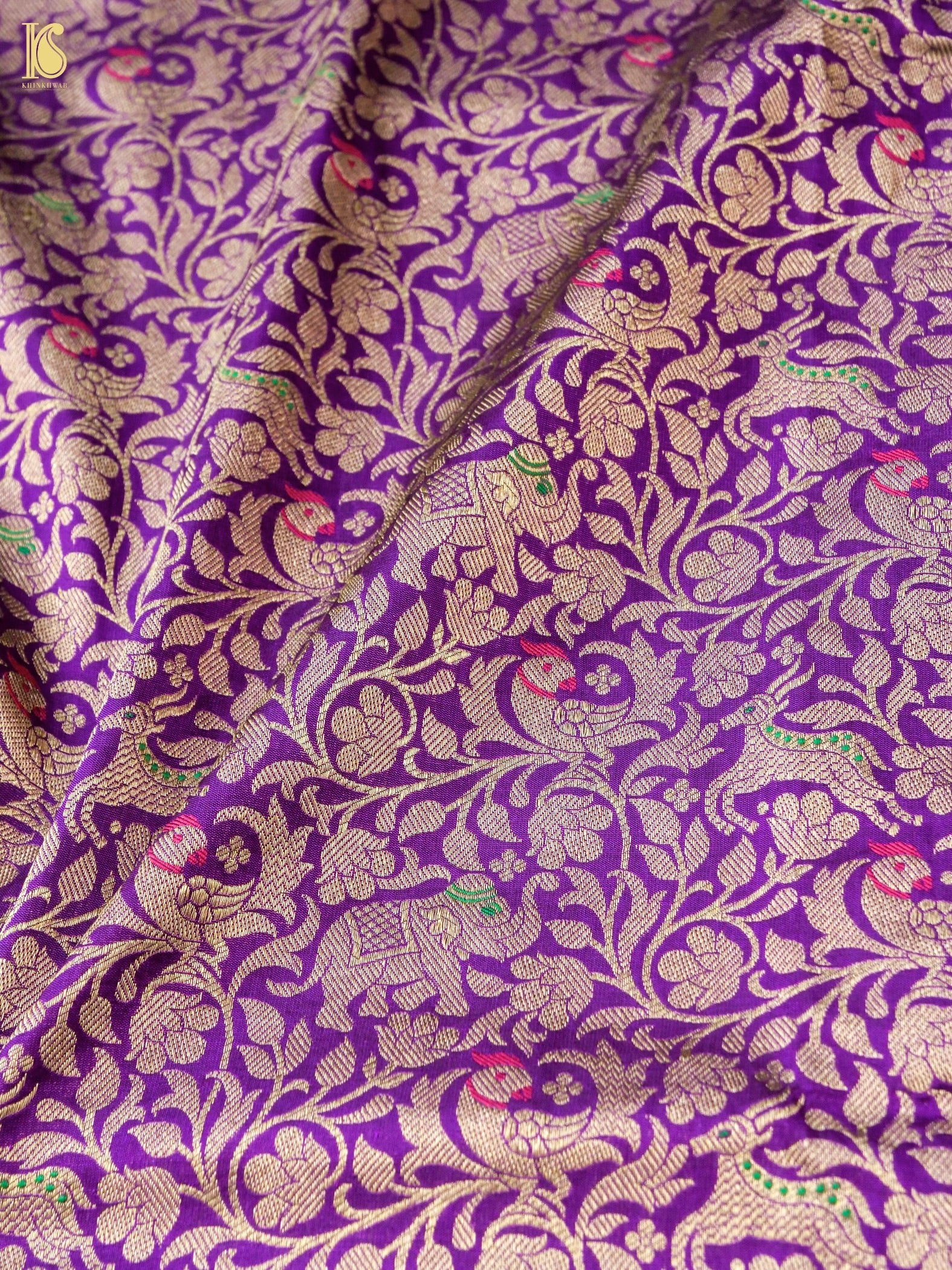 Handloom Baluchari Banarasi Katan Silk Saree
