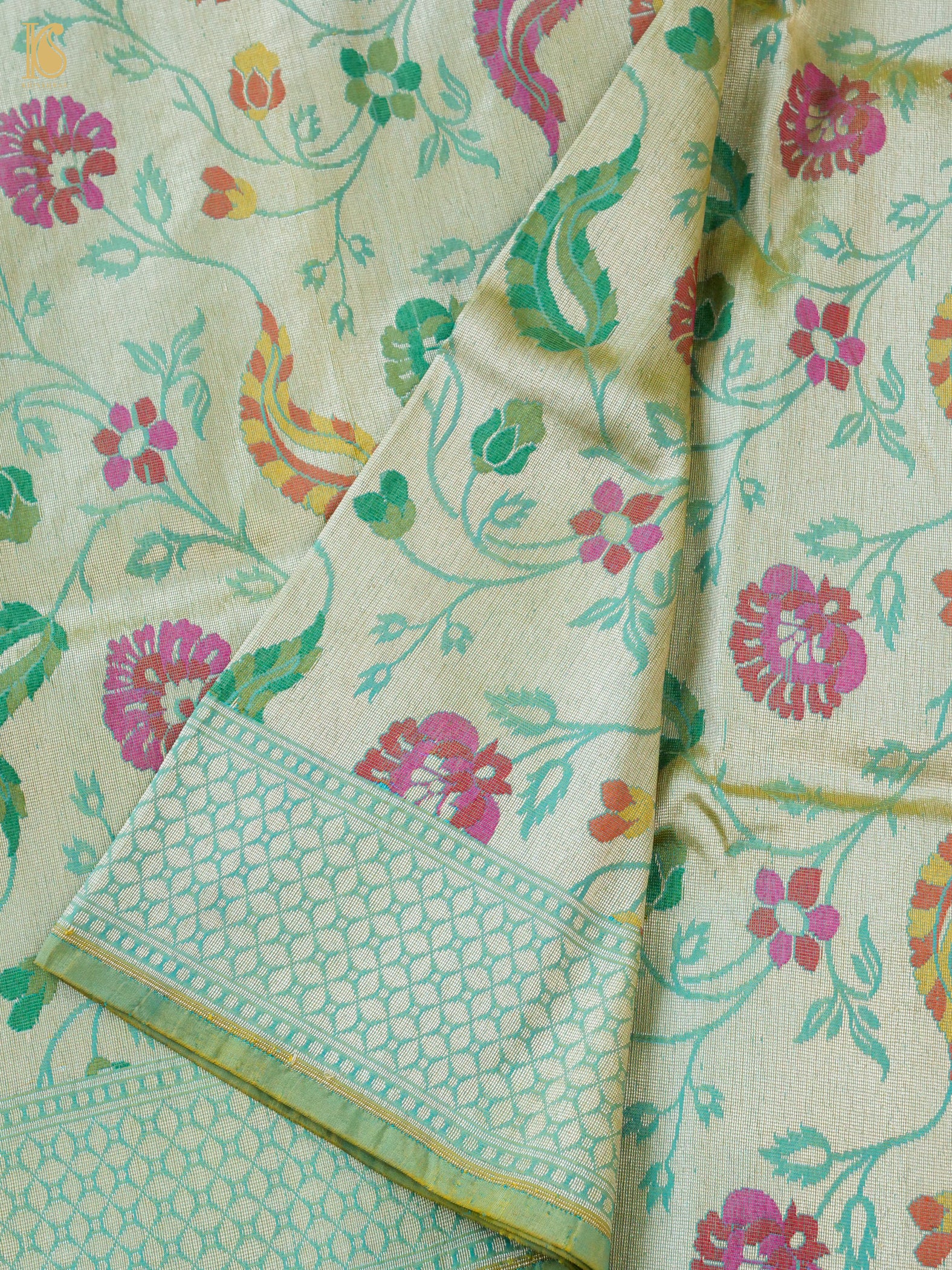 Handloom Banarasi Silk Kinkhab Saree