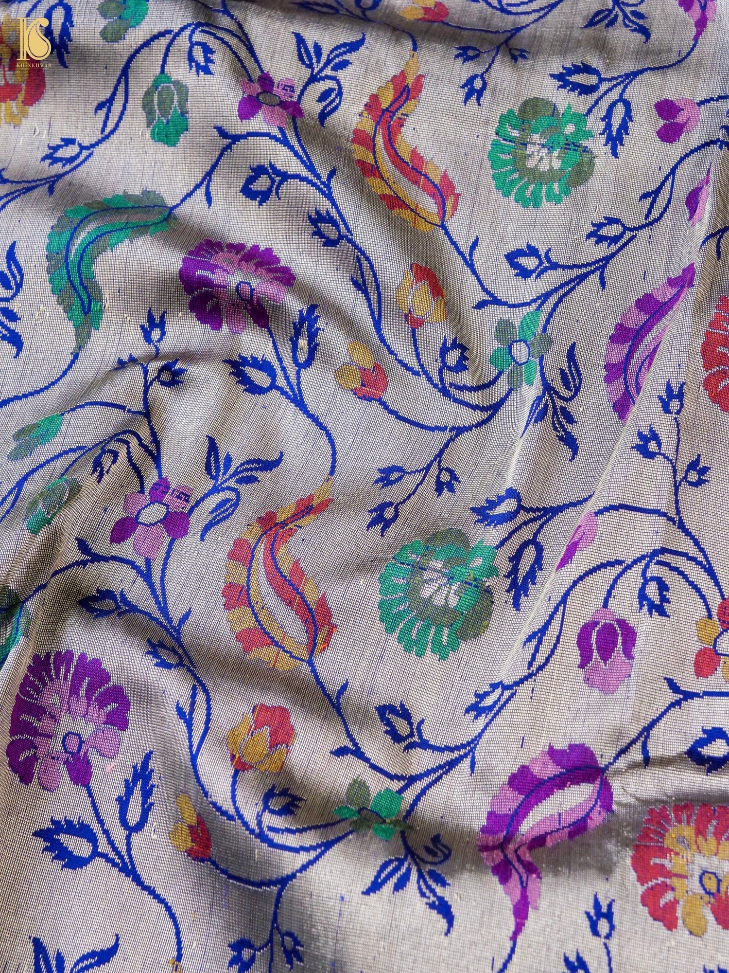 Handloom Banarasi Silk Kinkhab Saree