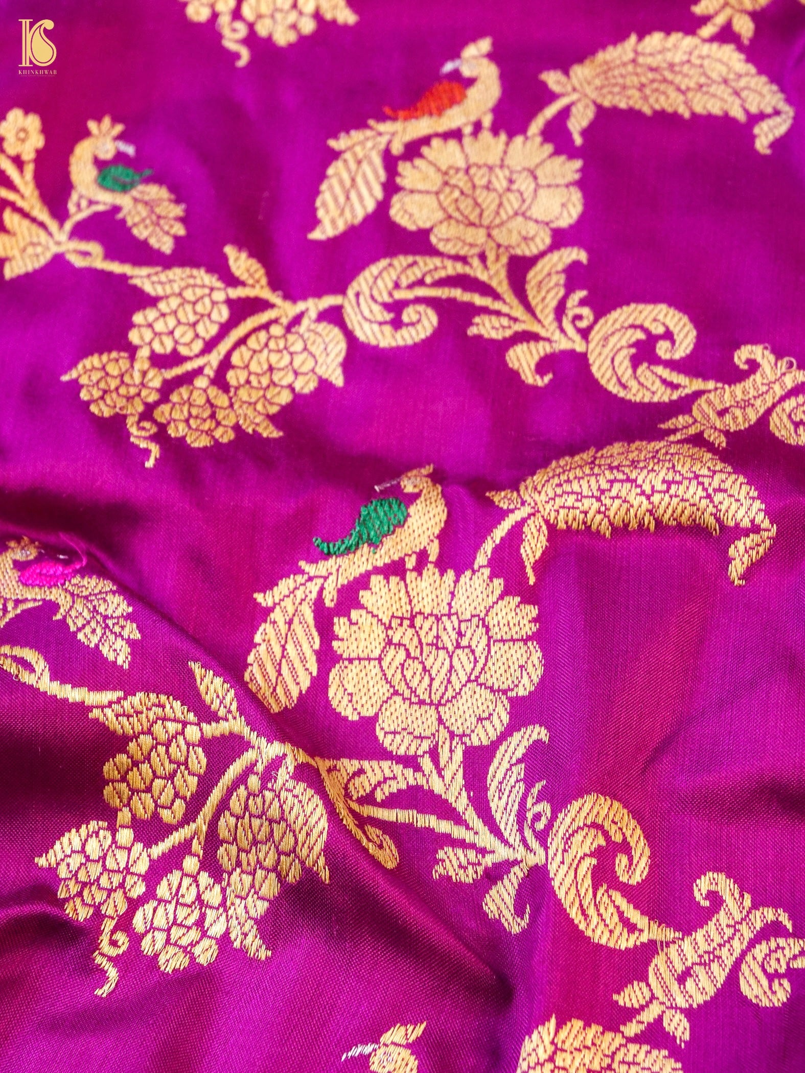 Handwoven Banarasi Katan Silk Kadwa Dupatta