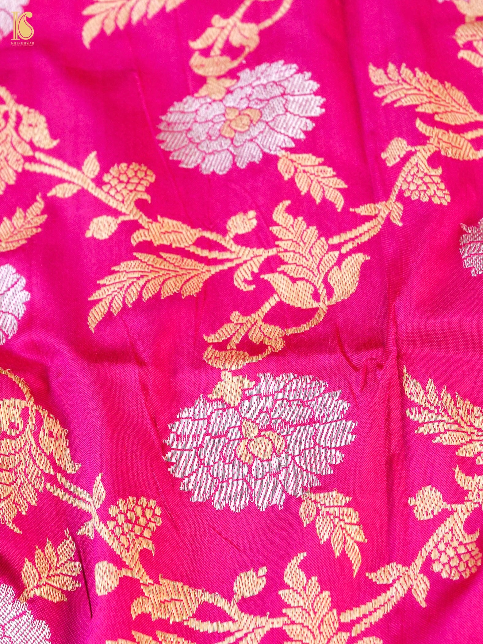 Handwoven Banarasi Katan Silk Kadwa Dupatta