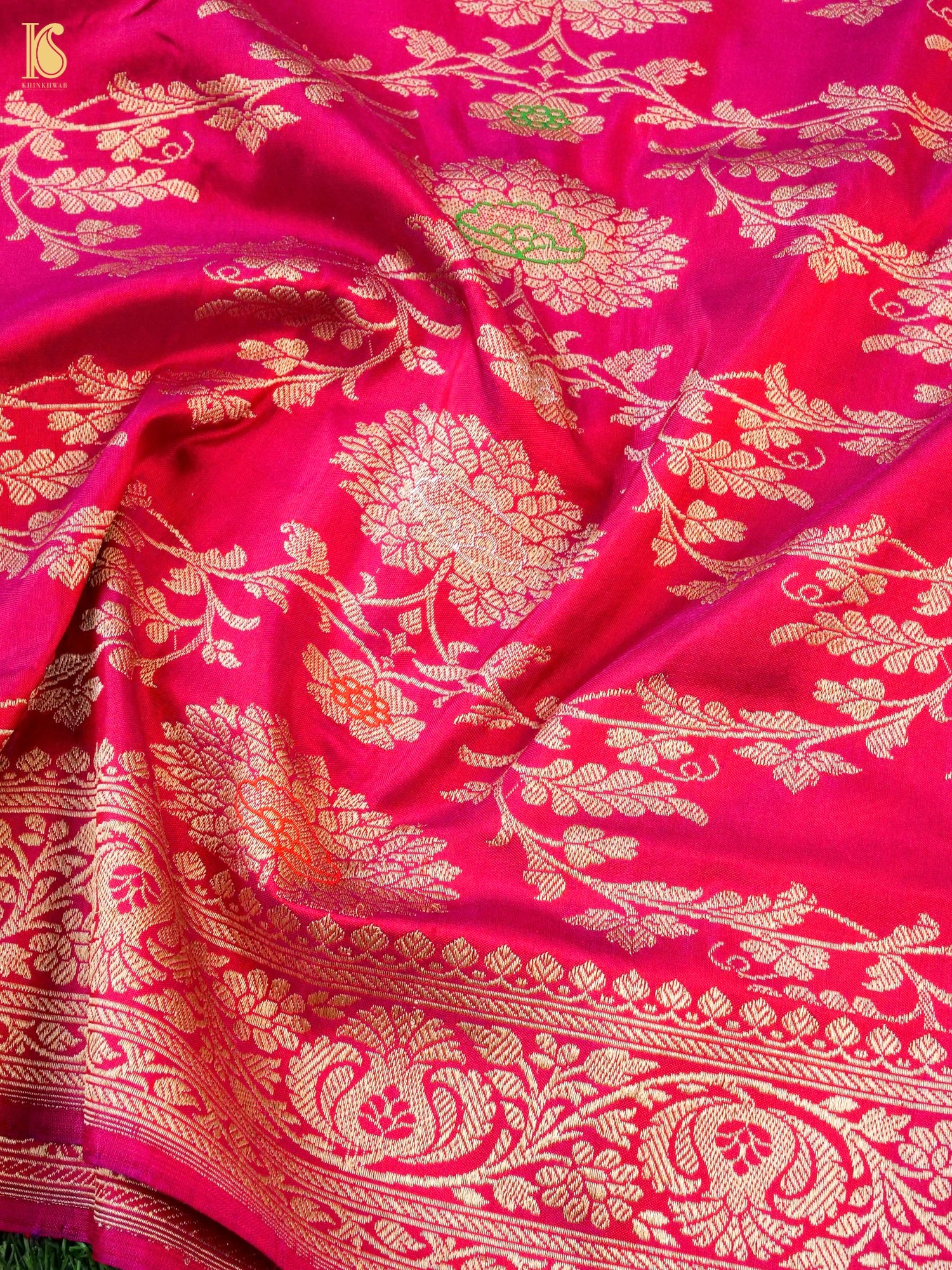 Handwoven Banarasi Katan Silk Kadwa Dupatta