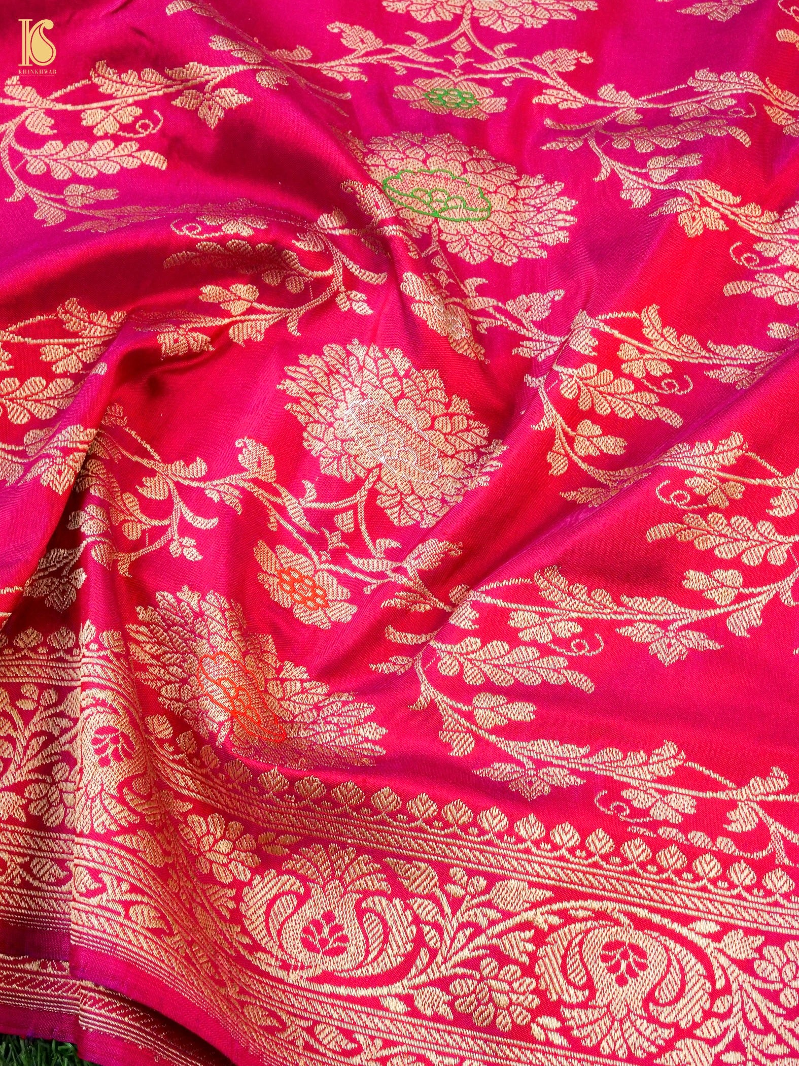 Handwoven Banarasi Katan Silk Kadwa Dupatta
