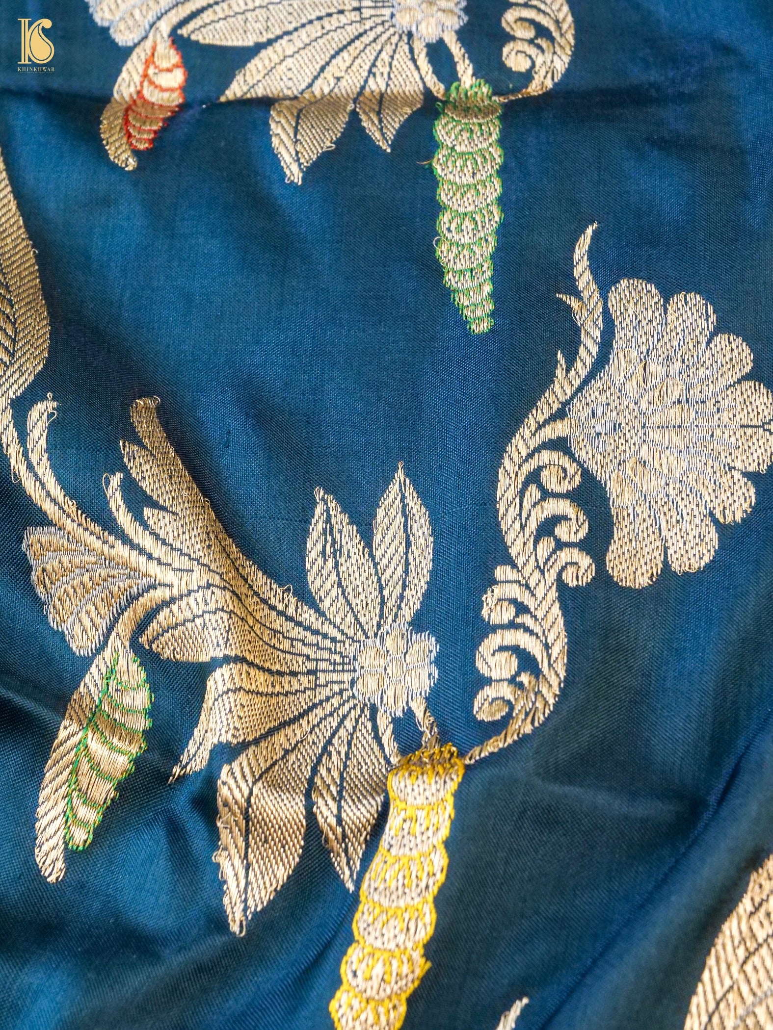 Handwoven Banarasi Katan Silk Kadwa Dupatta