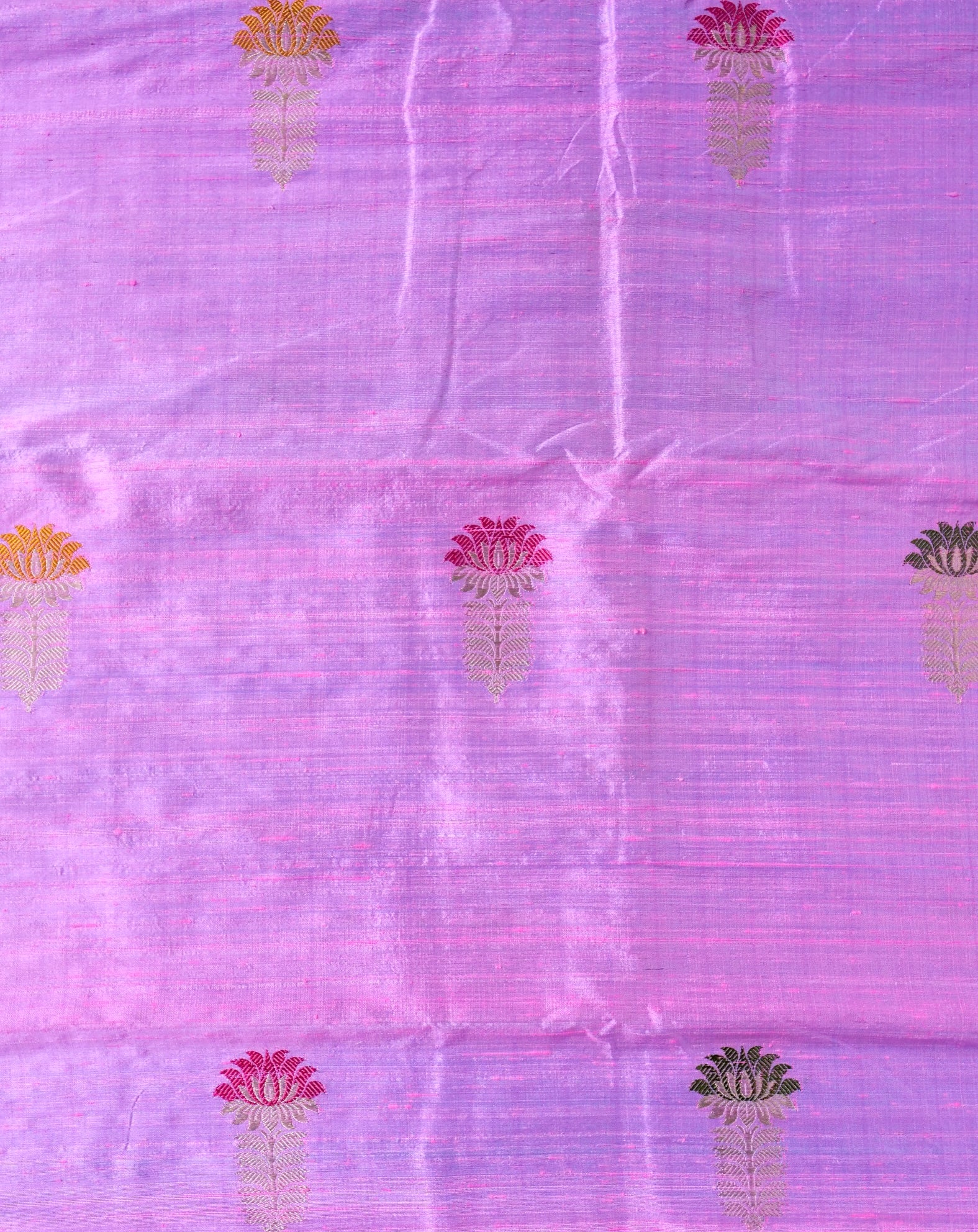 Pure Raw Silk Banarasi Fabric