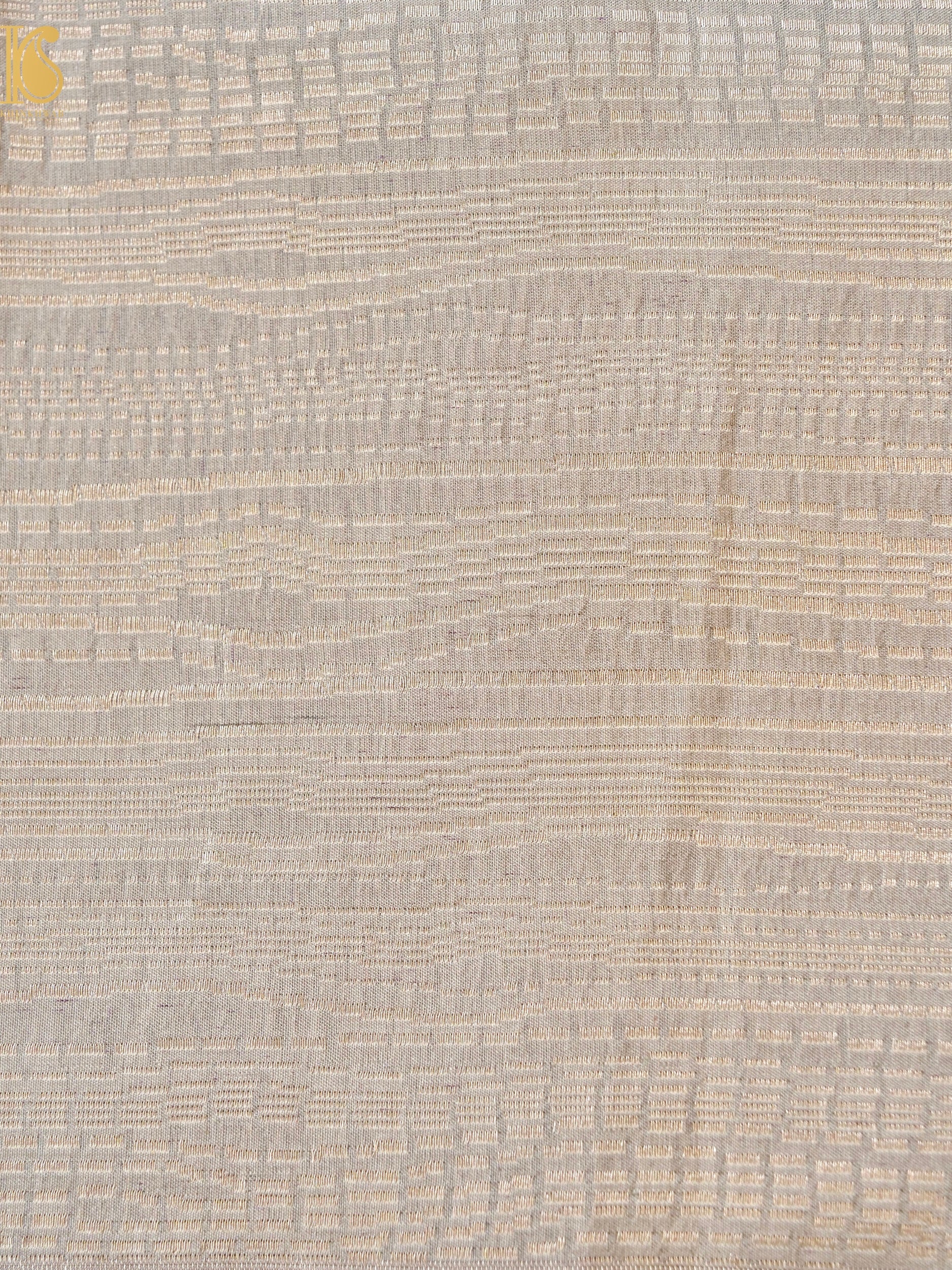 Handloom Pure Brocade Banarasi Fabric