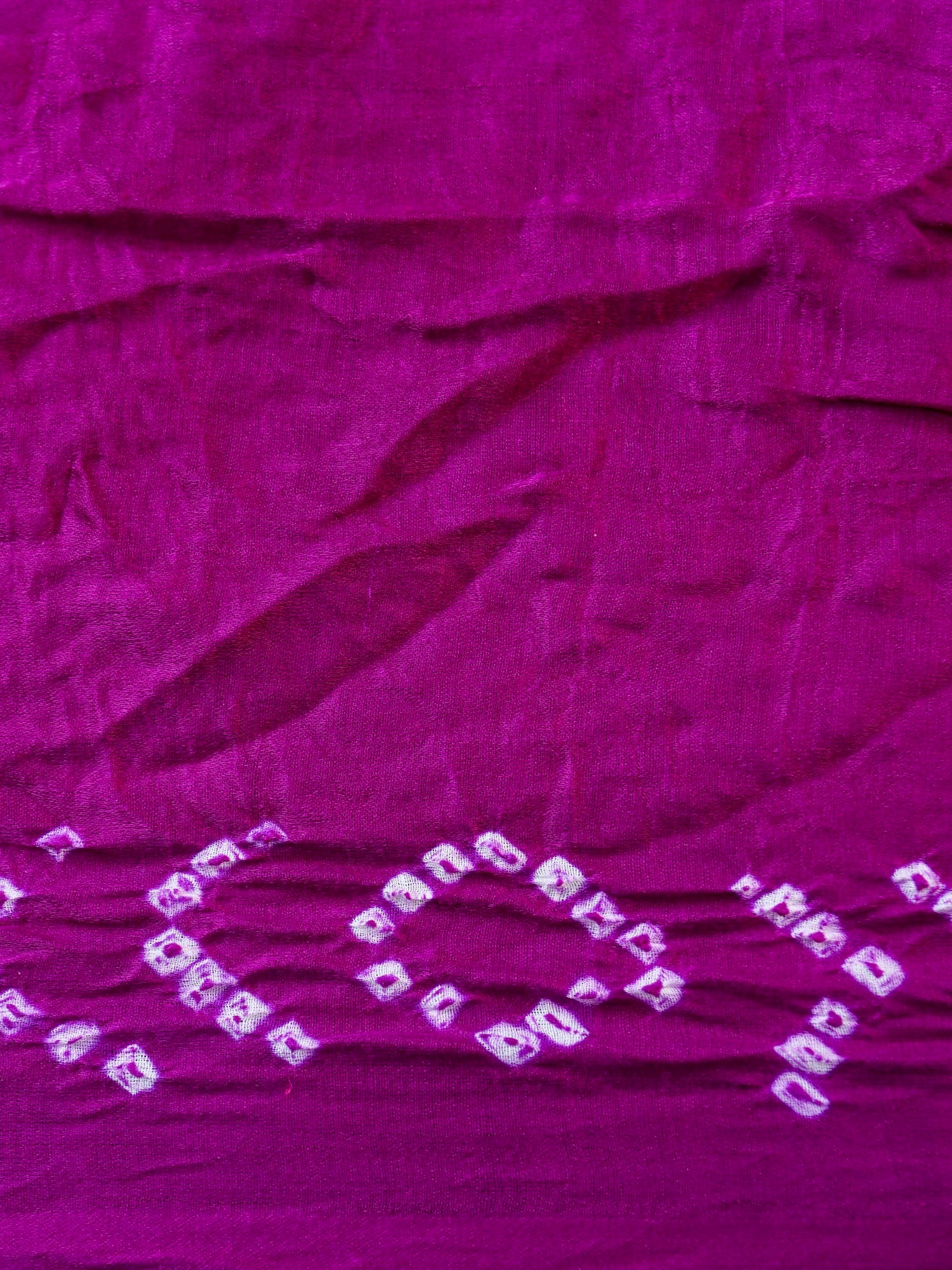 Handwoven Gajji Silk Gharchola Bandhani Saree