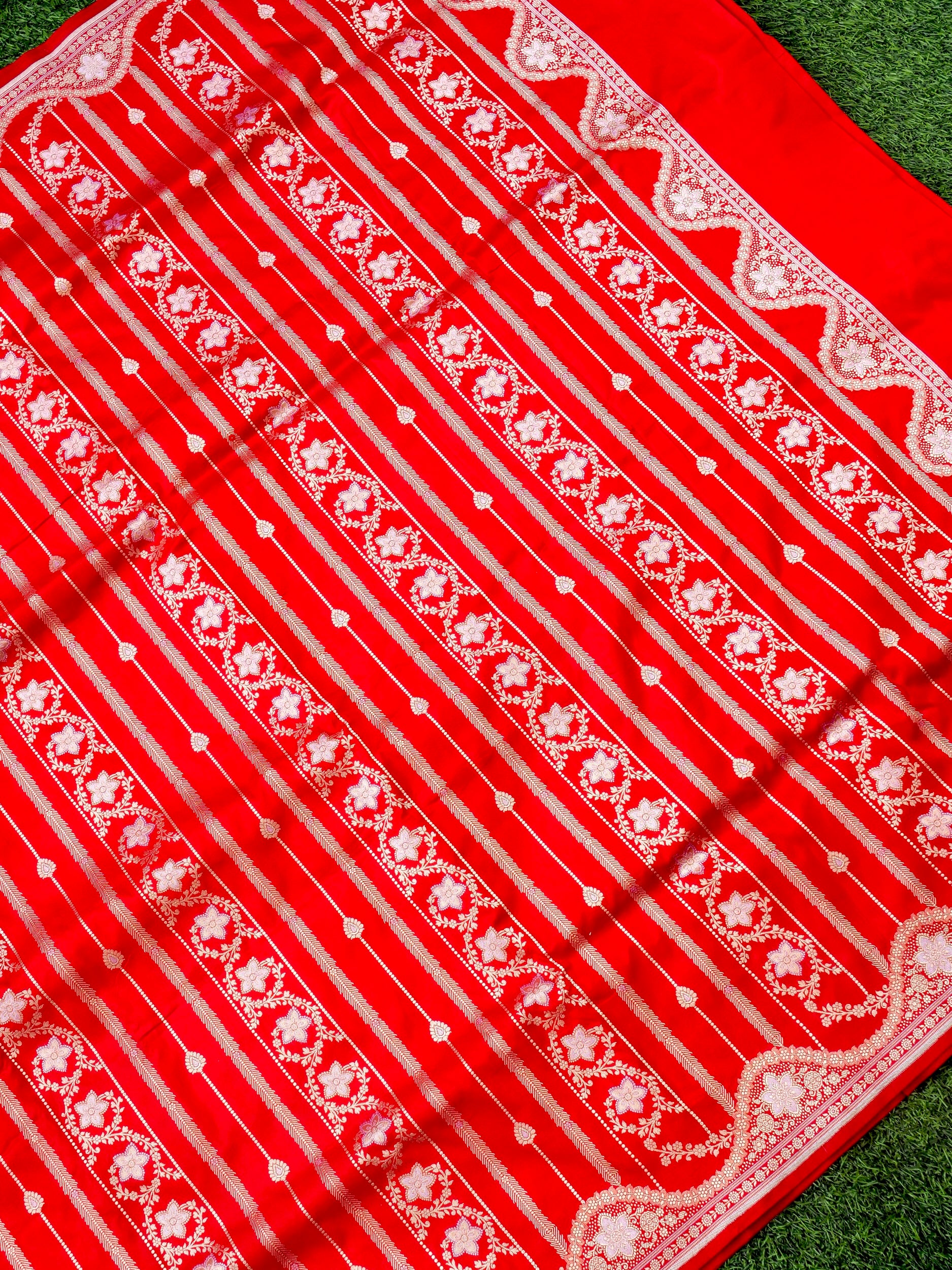 Banarasi Handloom Pure Katan Silk Saree