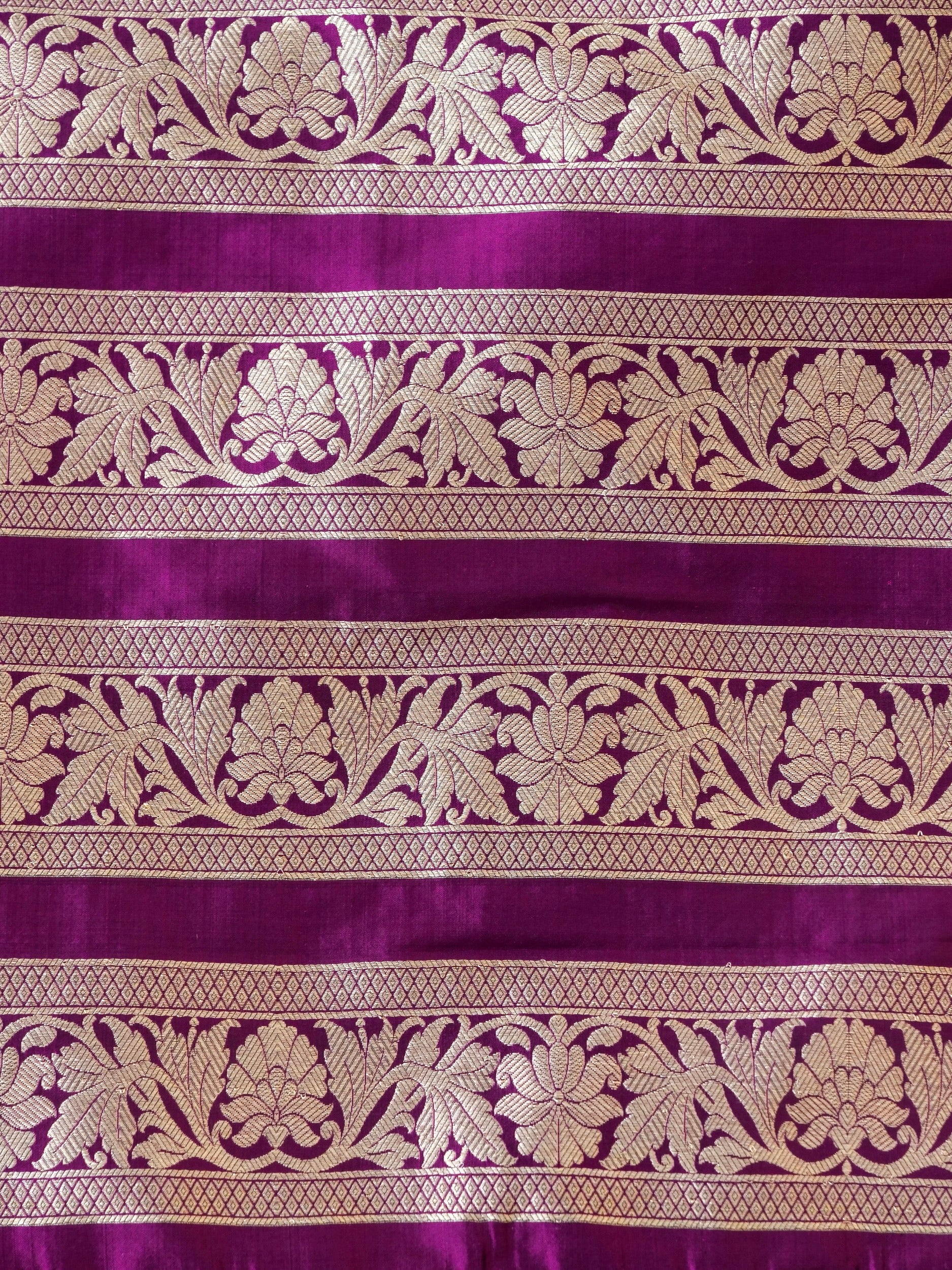 Handloom Banarasi Katan Silk Kalidar Aranya Lehenga