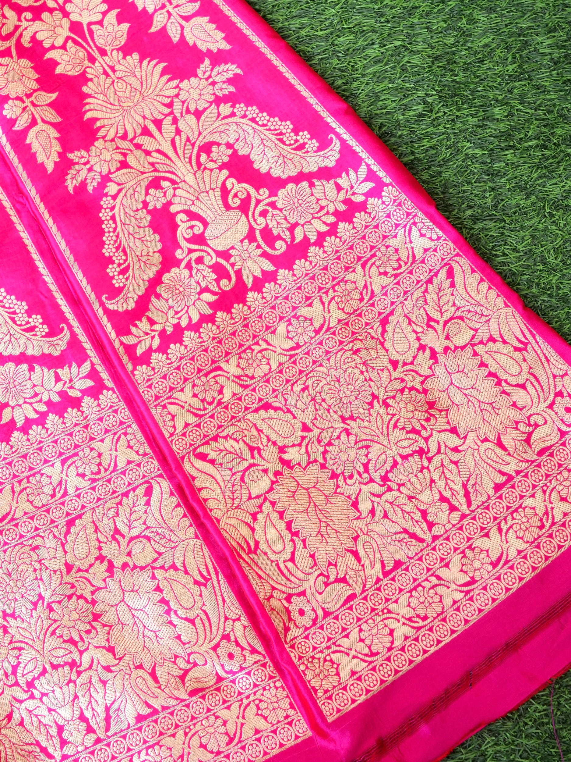 Handloom Banarasi Katan Silk Kalidar Aranya Lehenga