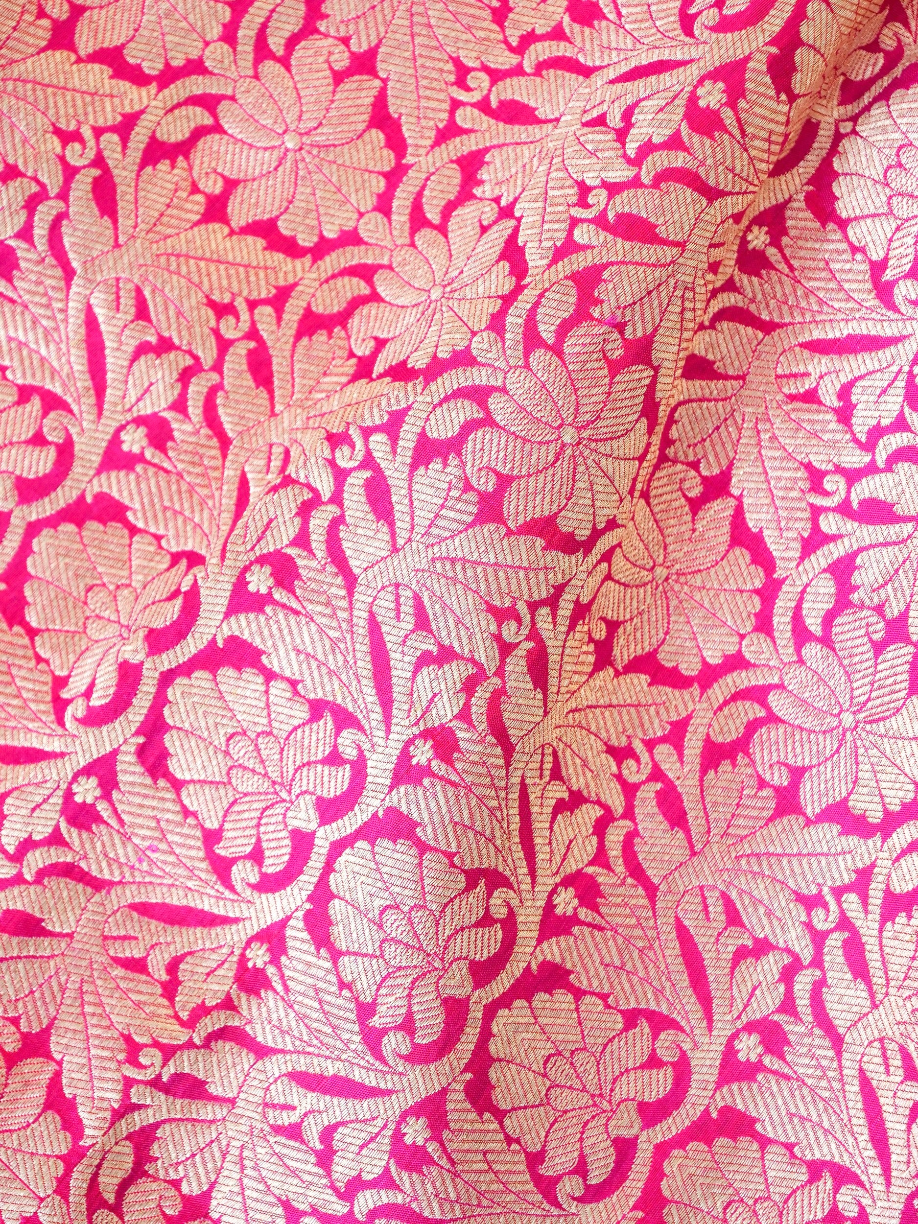 Handloom Banarasi Katan Silk Kalidar Aranya Lehenga