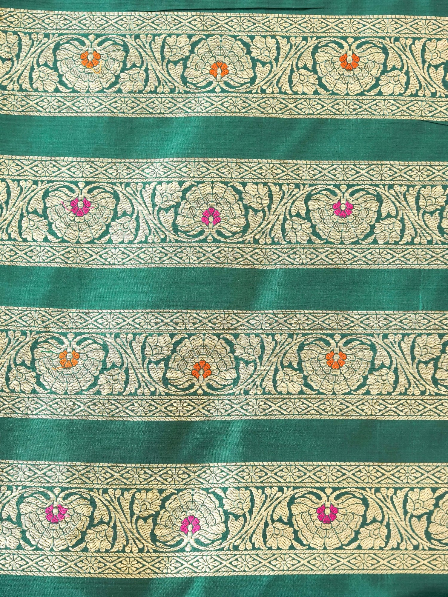 Handloom Banarasi Katan Silk Kalidar Gulrangi Bagh Lehenga