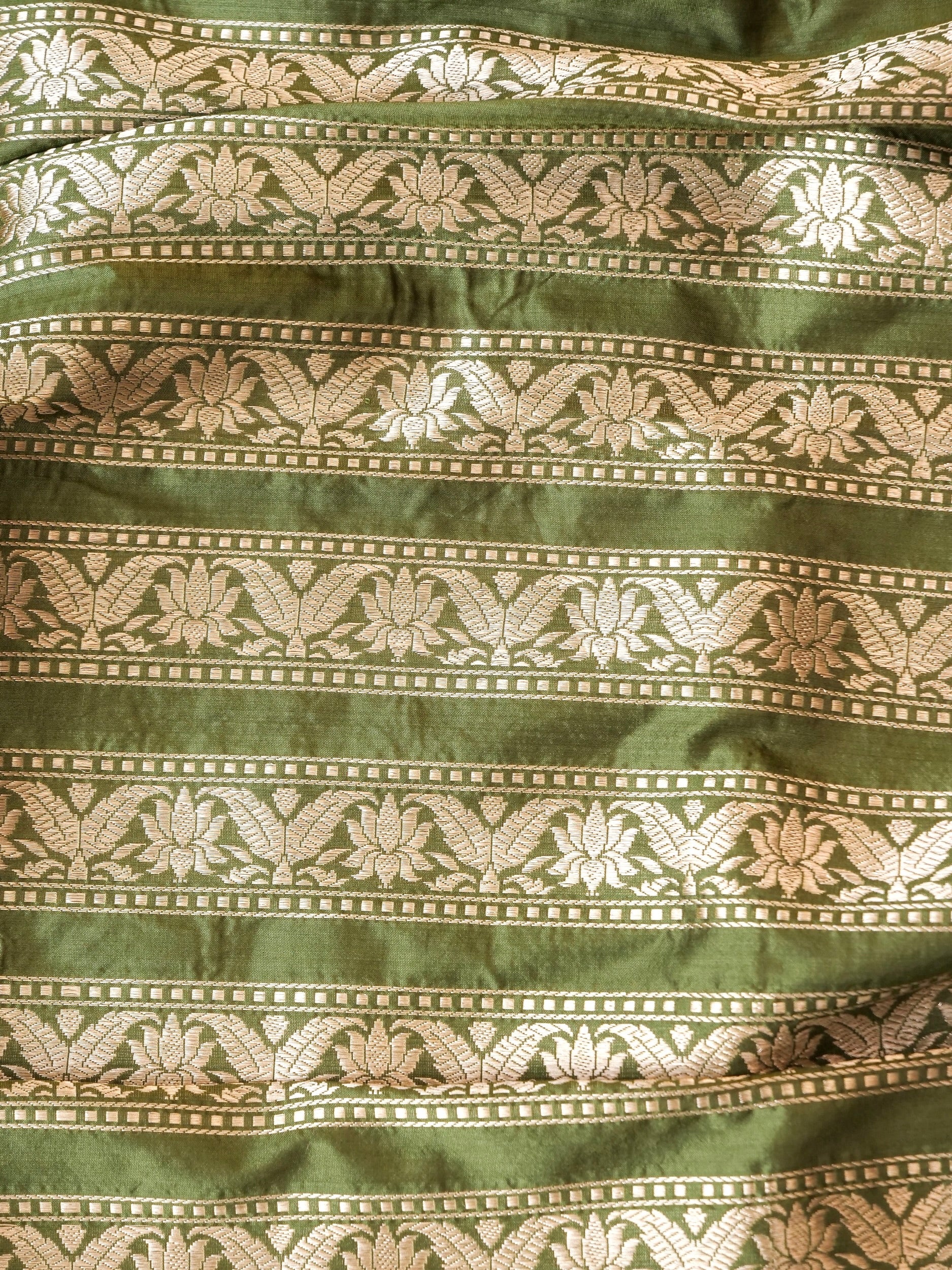 Handloom Banarasi Katan Silk Kalidar Manjari Lehenga