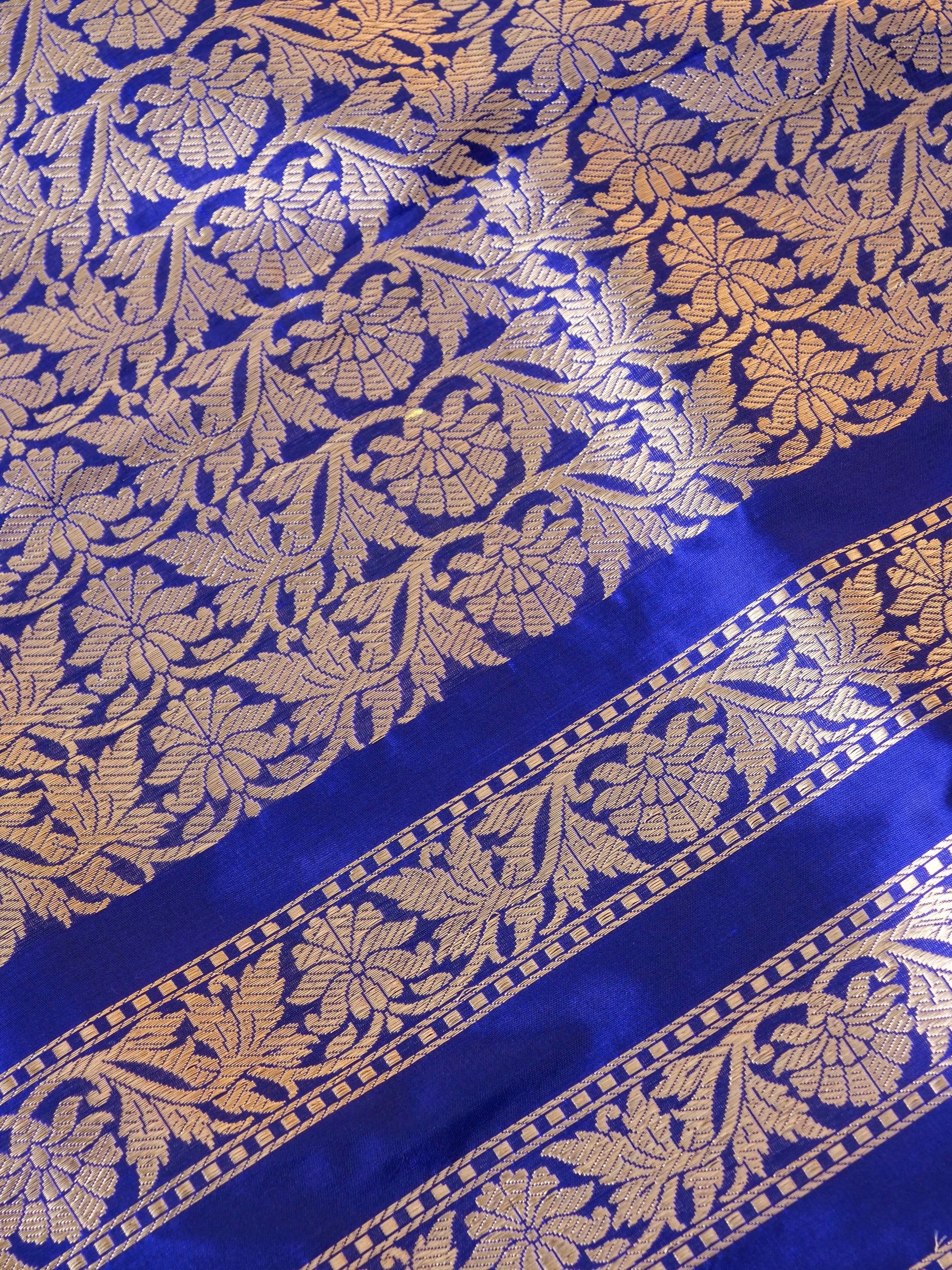 Handloom Banarasi Katan Silk Kalidar Aranya Lehenga