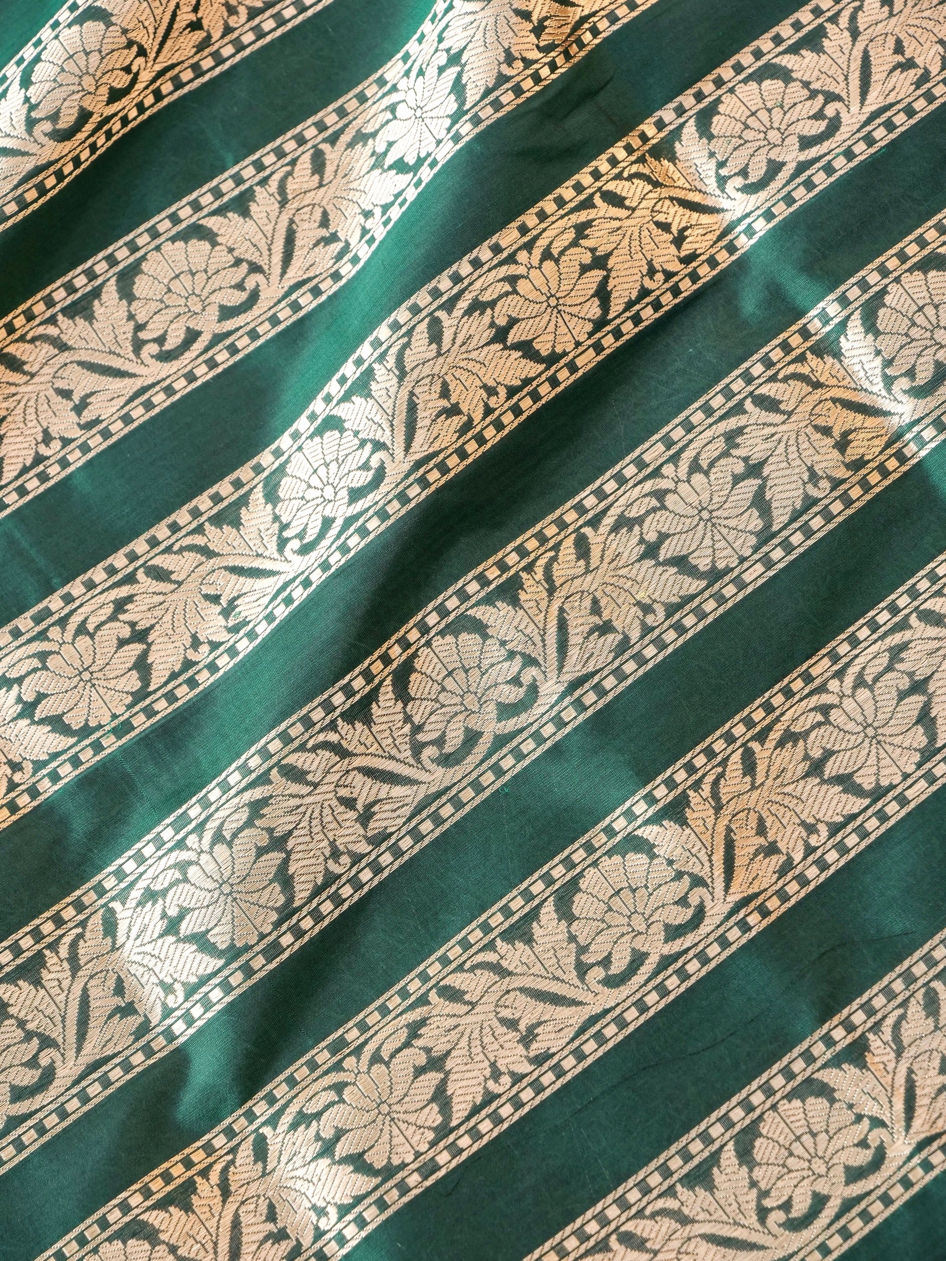 Handloom Banarasi Katan Silk Kalidar Aranya Lehenga