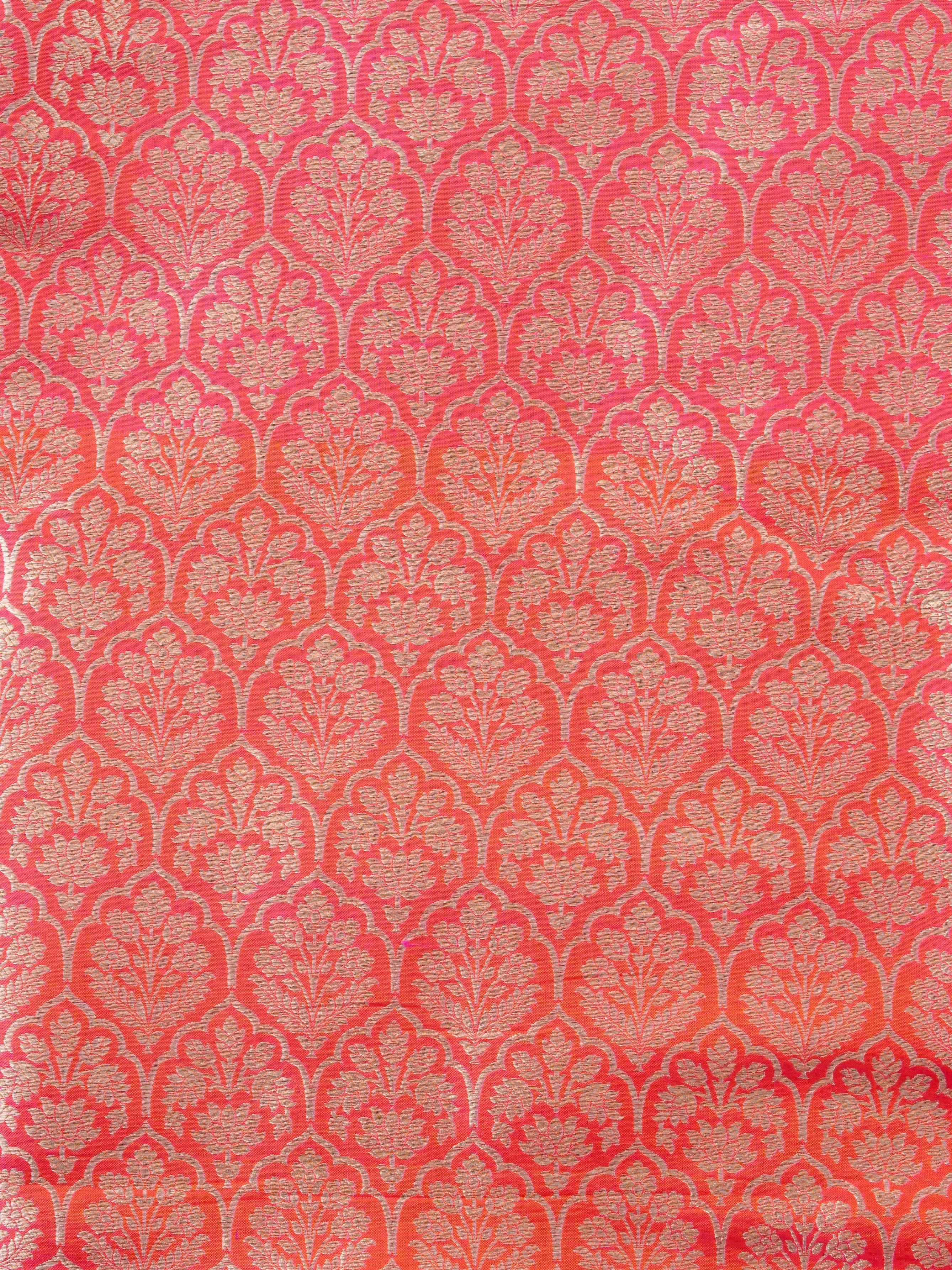 Handloom Pure Brocade Banarasi Fabric