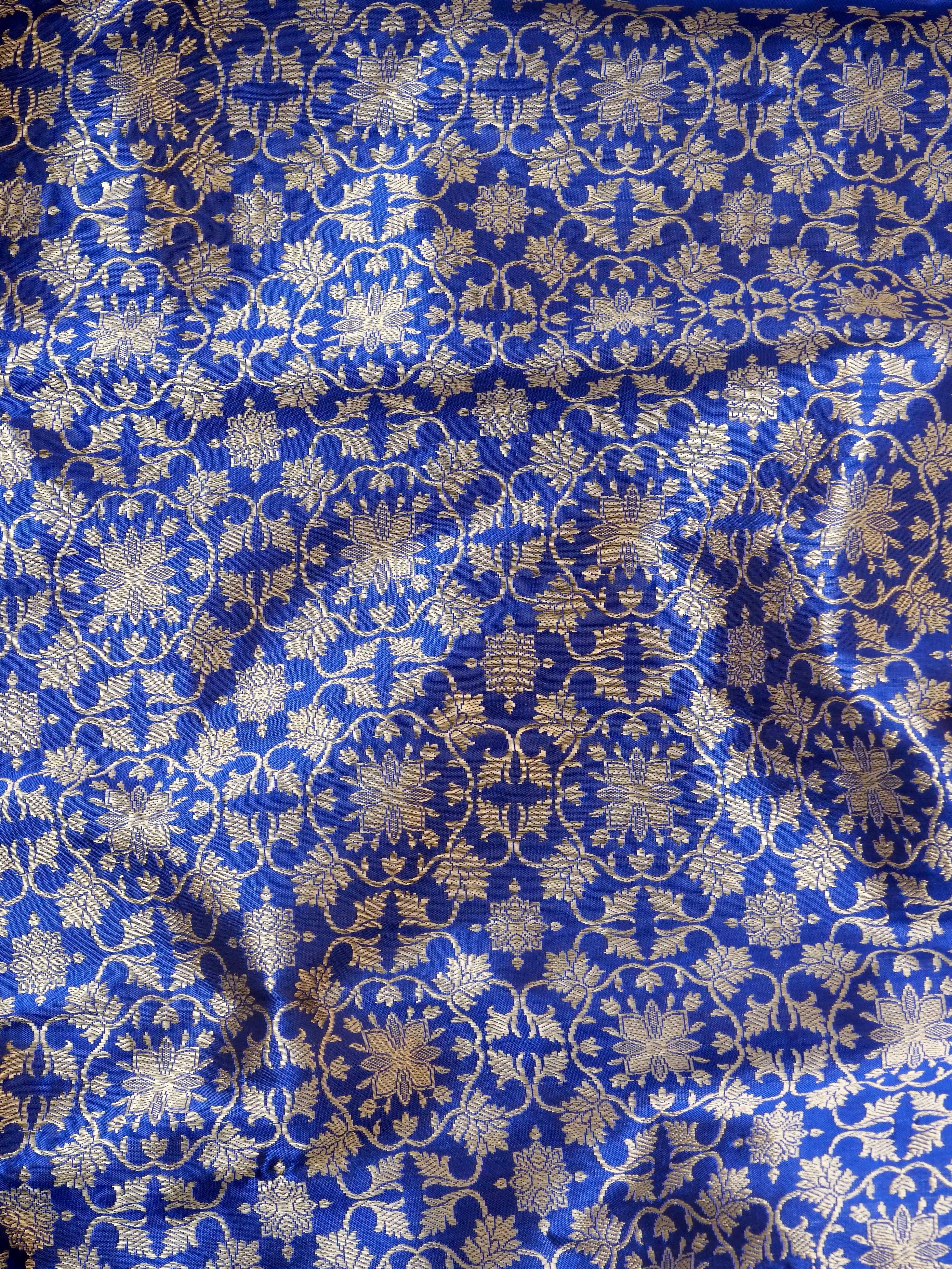 Handloom Banarasi Katan Silk Rohini Kalidar Lehenga