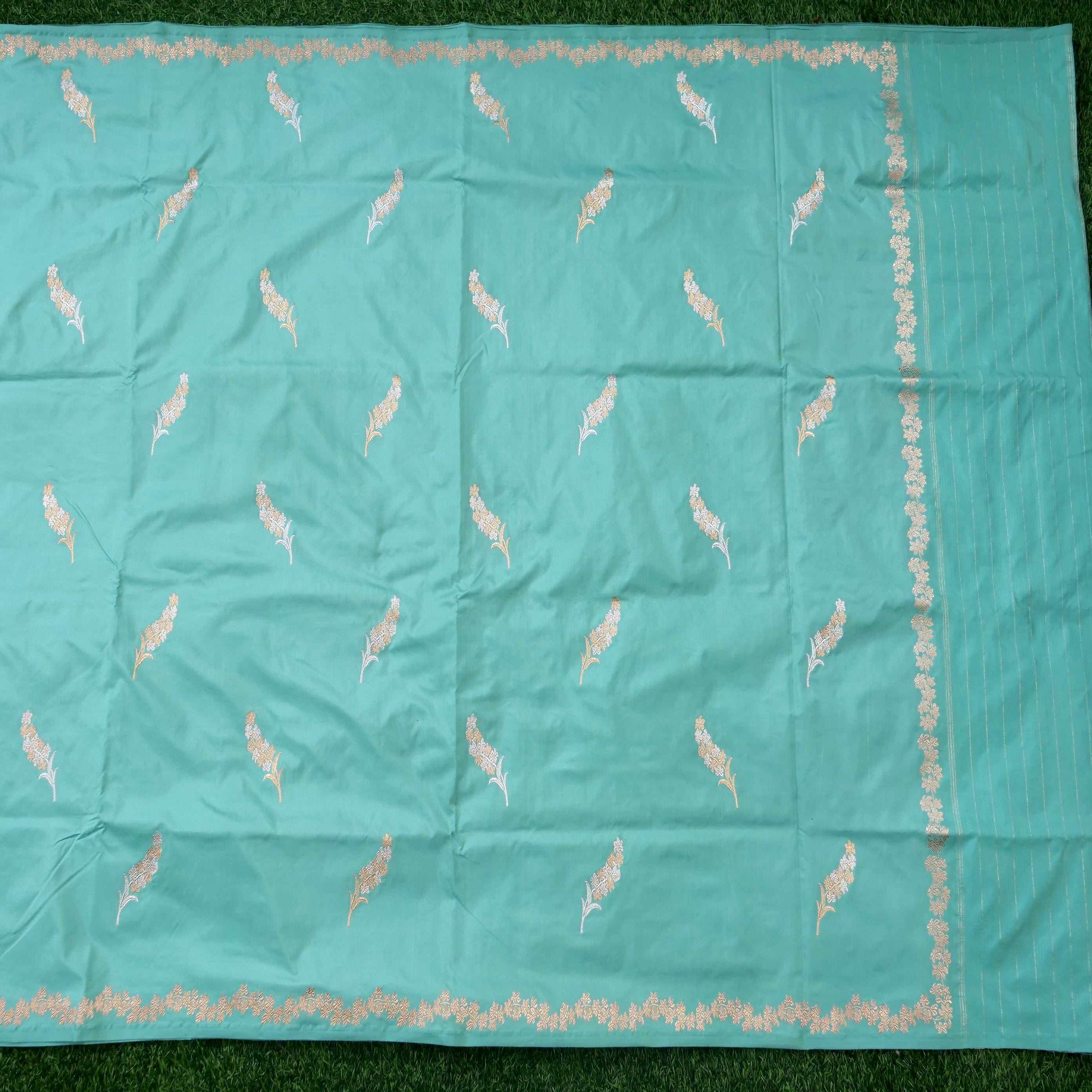 Handloom Banarasi Pure Katan Silk Kadwa Saree