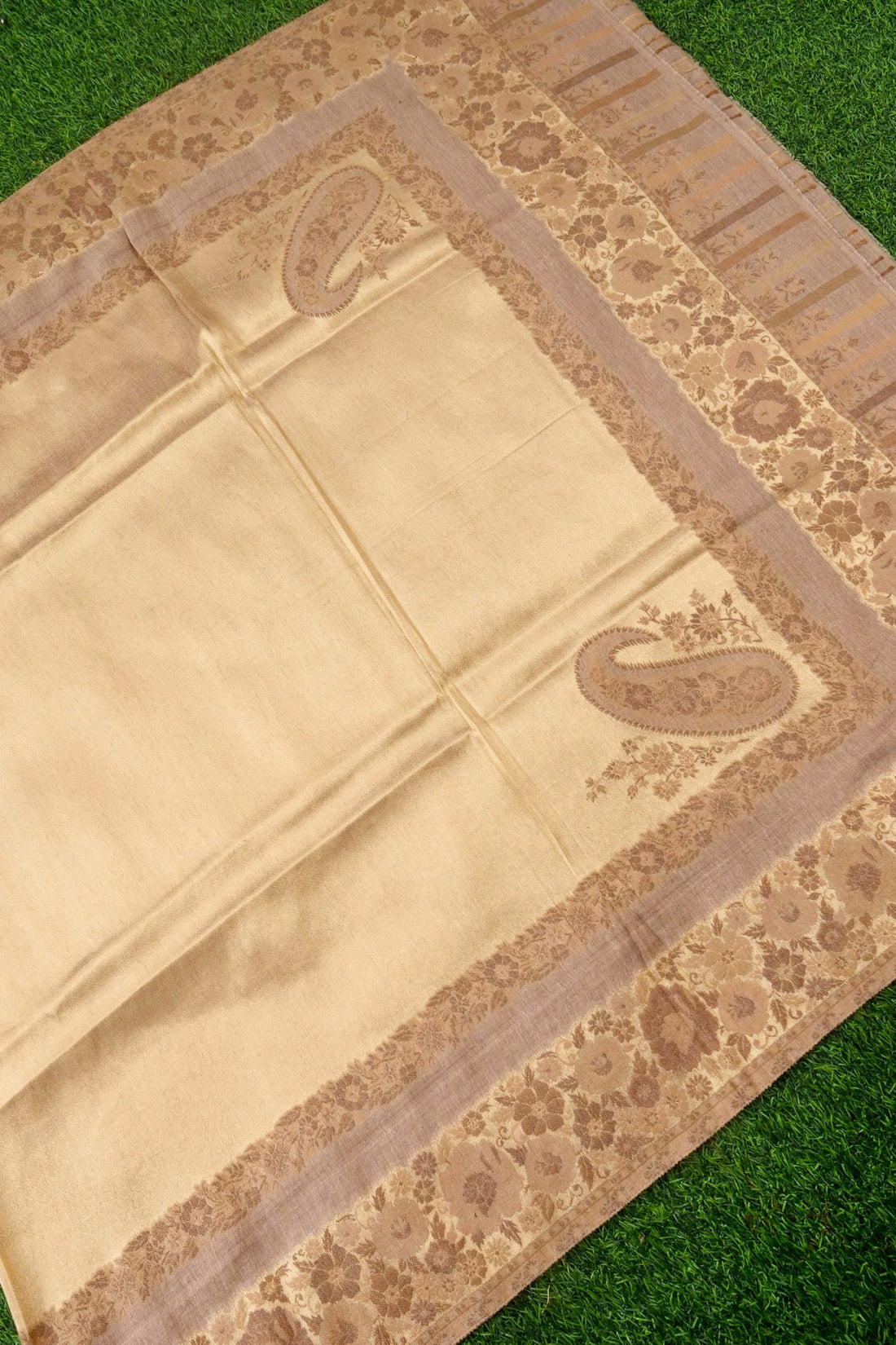 Tissue Semi Pashmina Handwoven Kashmiri Shawl