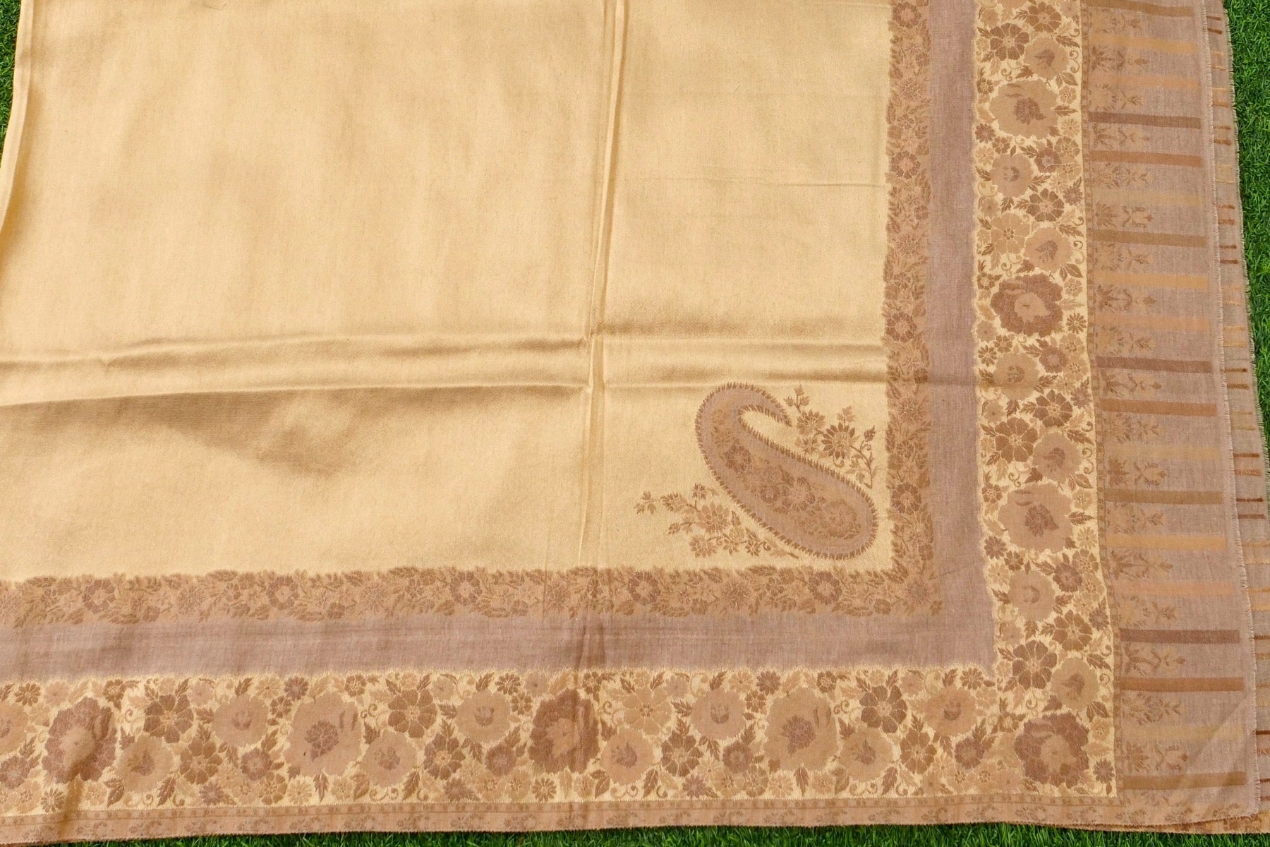 Tissue Semi Pashmina Handwoven Kashmiri Shawl