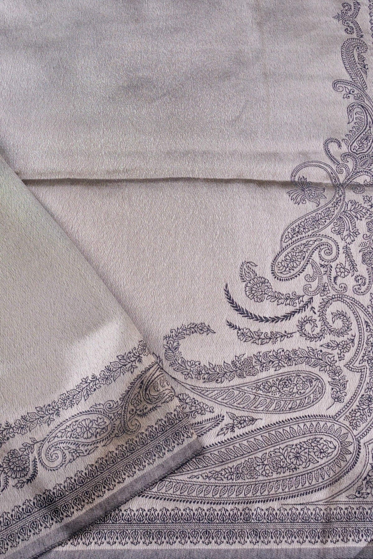 Tissue Semi Pashmina Handwoven Kashmiri Shawl