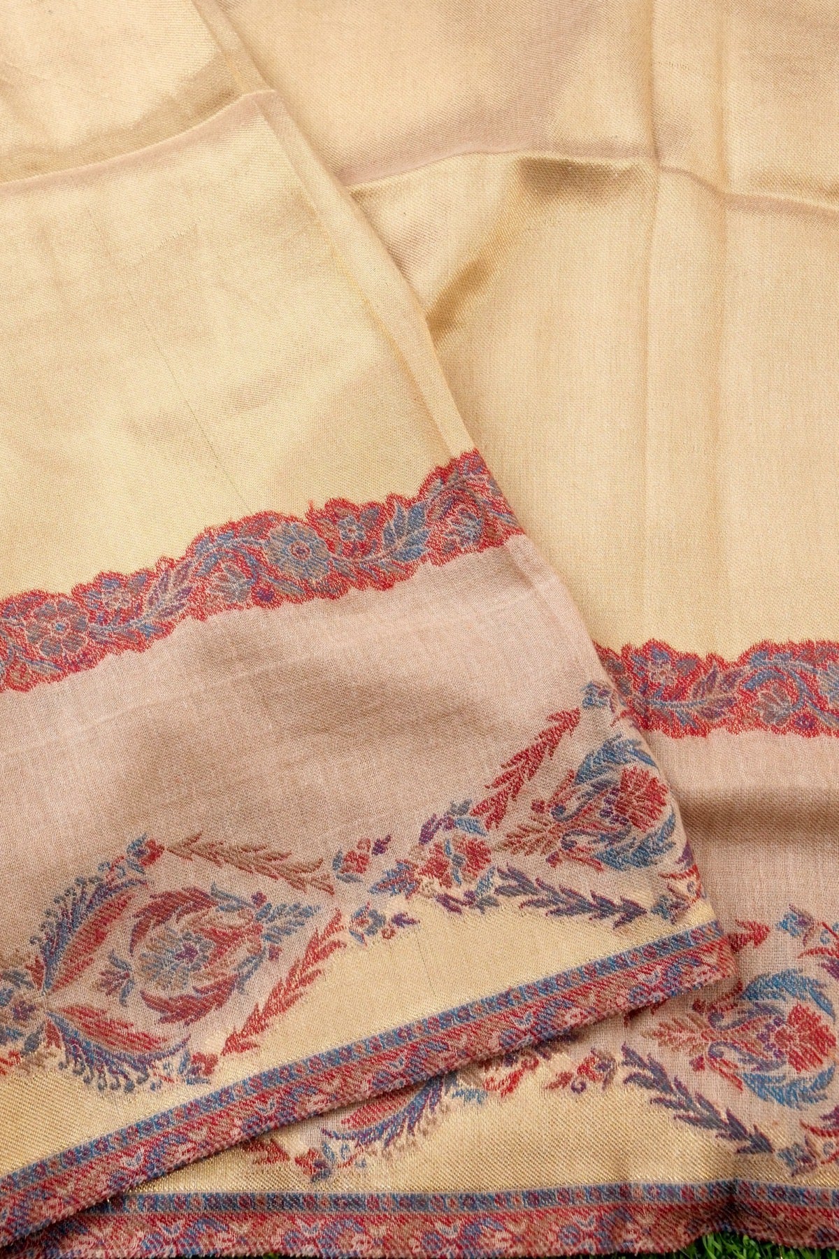 Tissue Semi Pashmina Handwoven Kashmiri Shawl