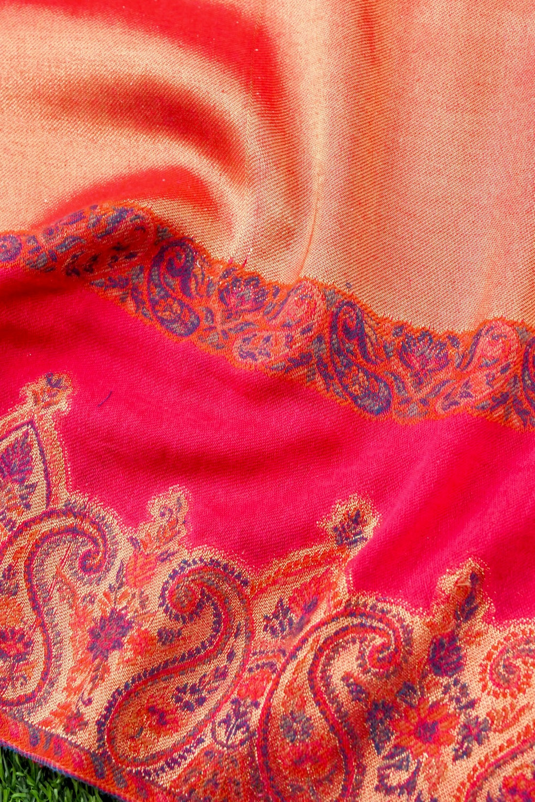 Tissue Semi Pashmina Handwoven Kashmiri Shawl