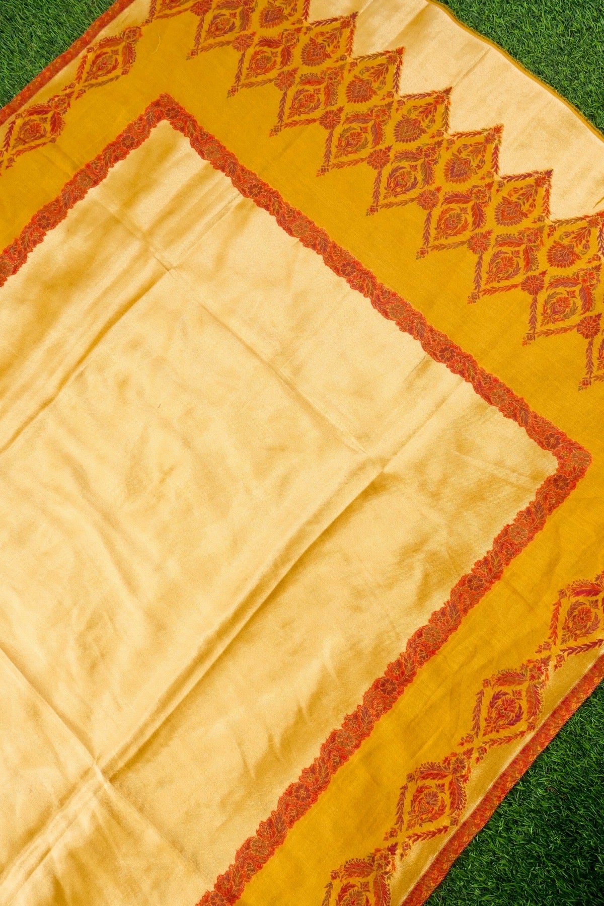 Tissue Semi Pashmina Handwoven Kashmiri Shawl