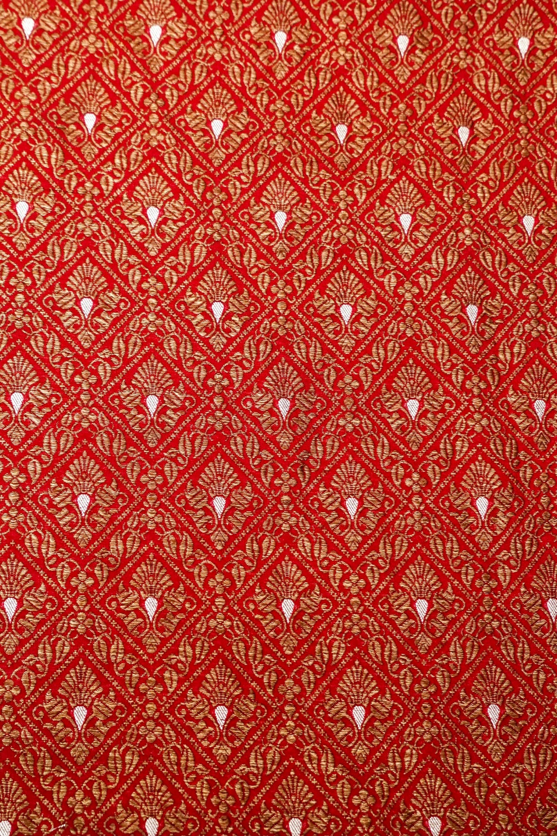 Handloom Pure Brocade Banarasi Fabric