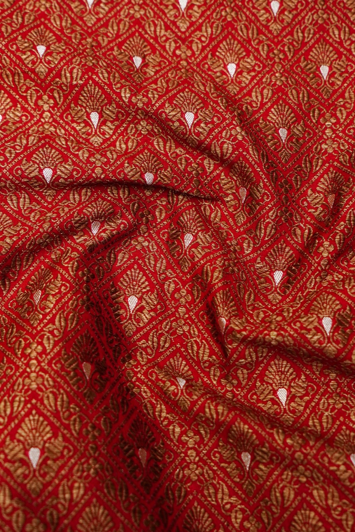 Handloom Pure Brocade Banarasi Fabric