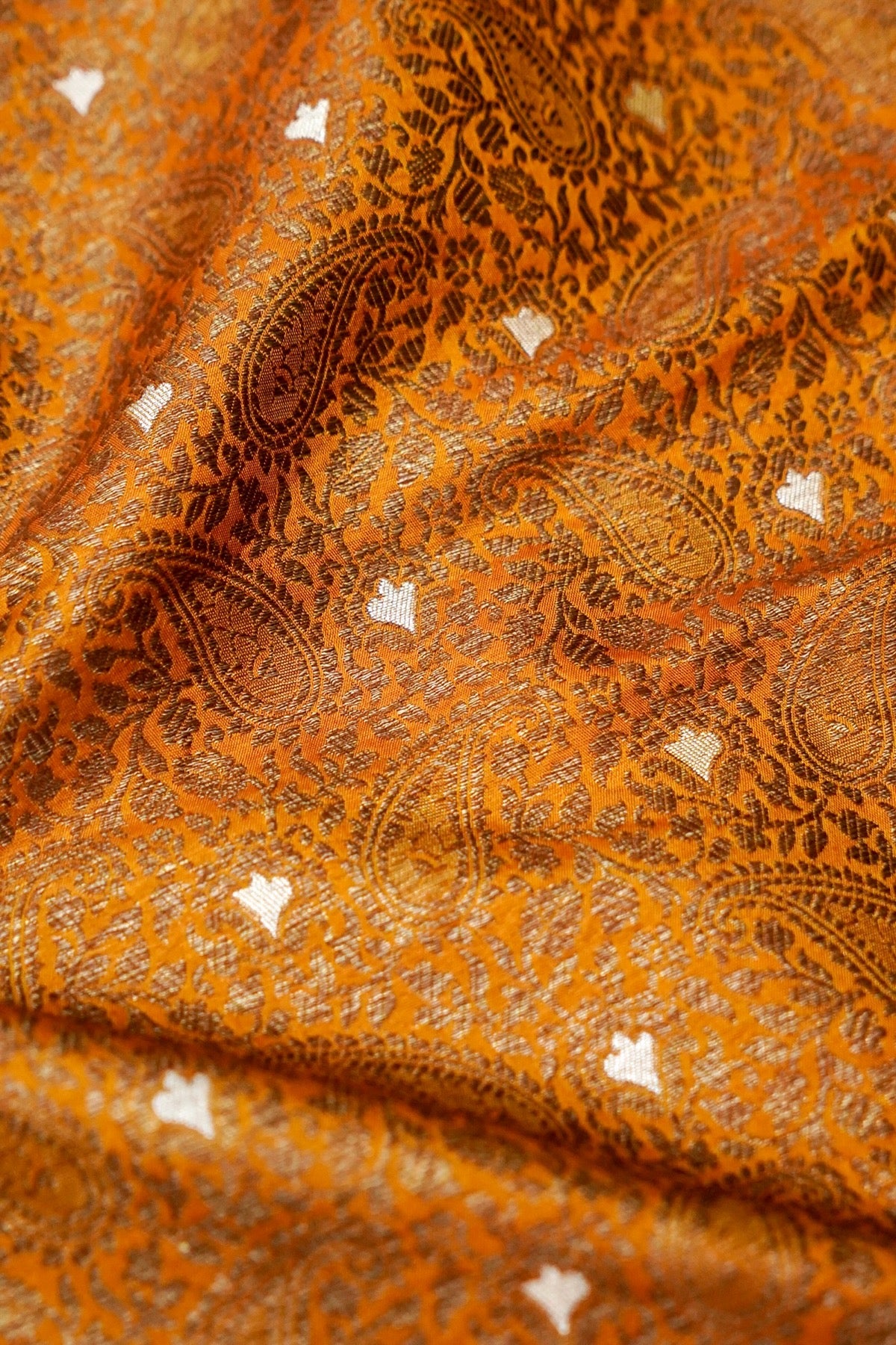Handloom Pure Brocade Banarasi Fabric