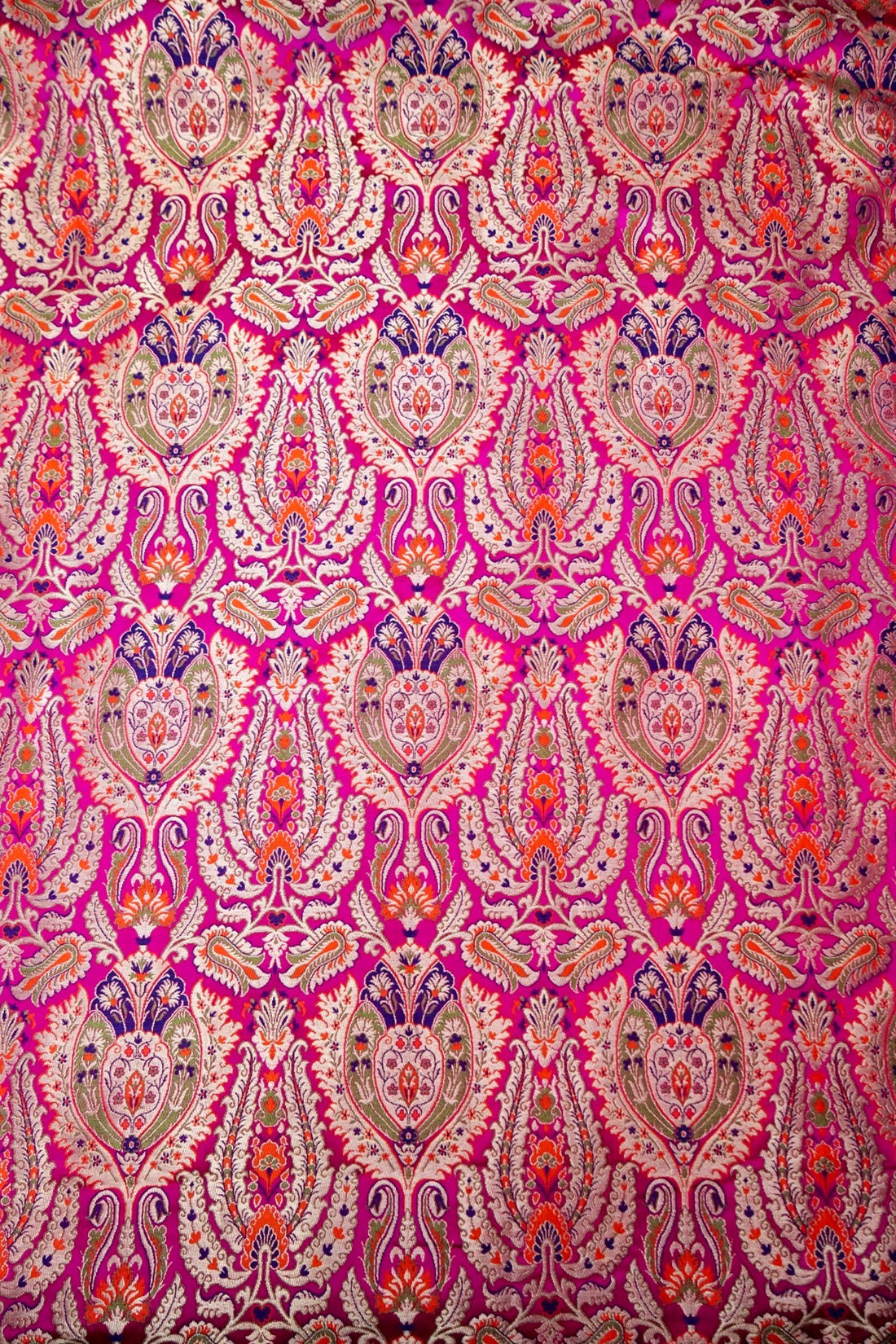 Handloom Pure Brocade Kinkhab Banarasi Fabric