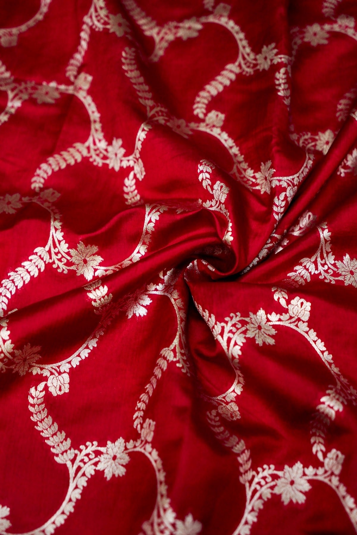 Handloom Pure Brocade Banarasi Fabric