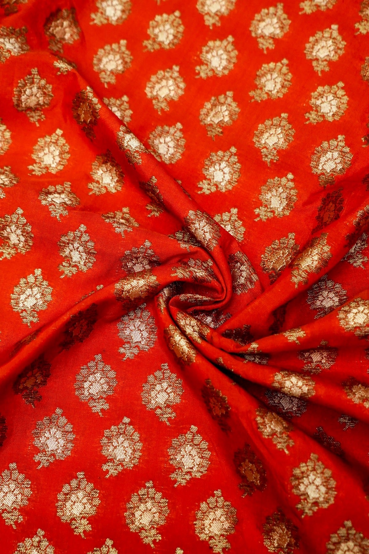 Handloom Pure Brocade Banarasi Fabric